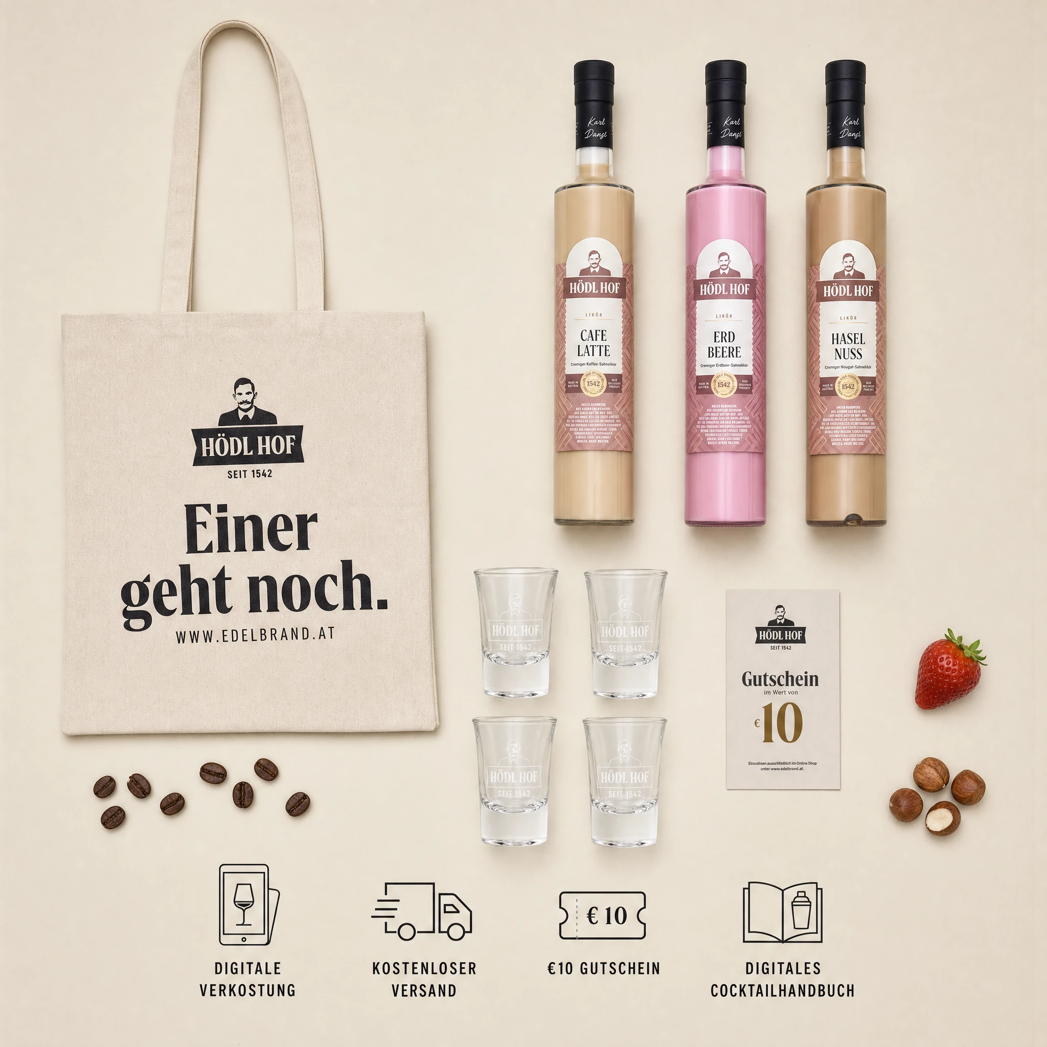 Creme Likör Genießer Vorteil-Set