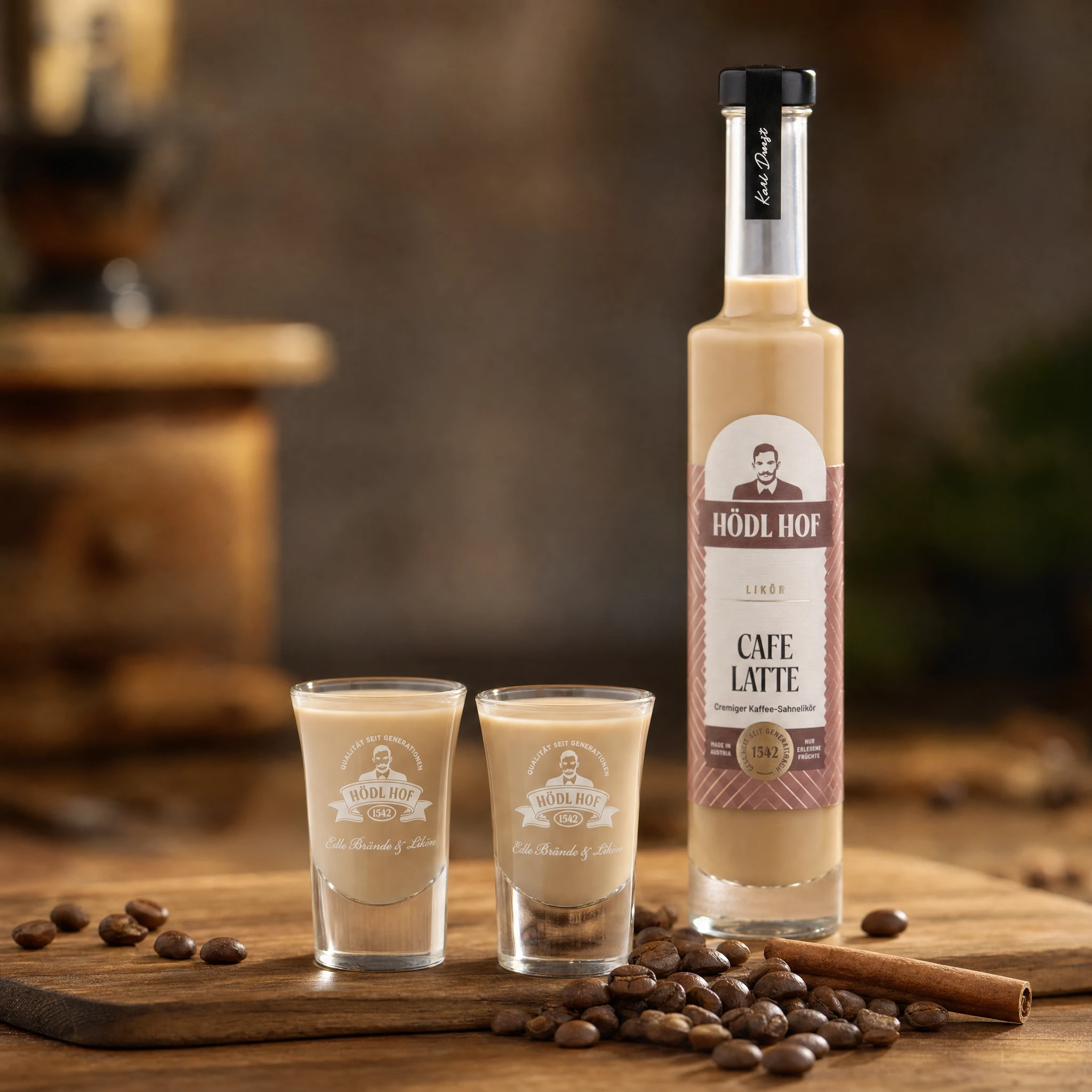 Hödl Hof Cafe Latte Cremelikör | 16% Vol. | 0,2 l