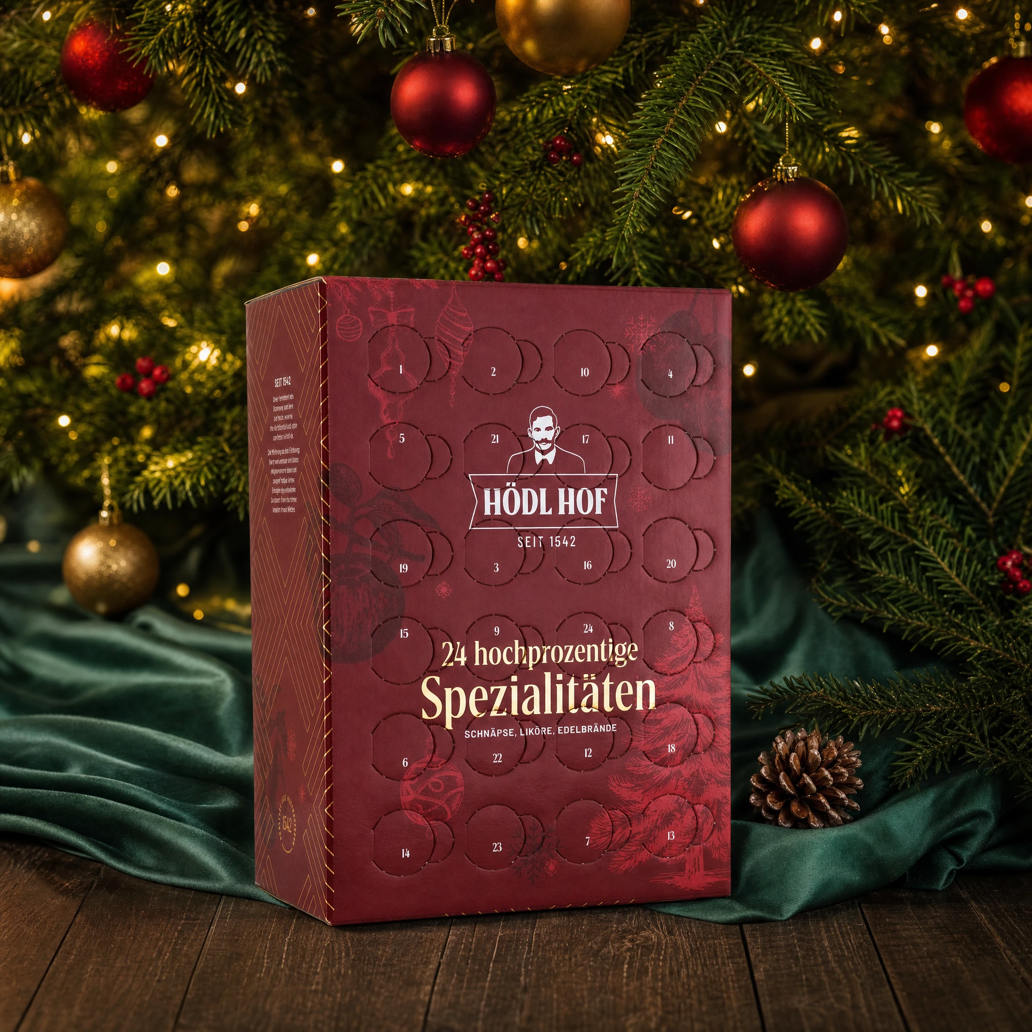 Hödl Hof Adventkalender 2026 | Vol. 31,7% | 24 ausgesuchte Miniaturen 0,02l (mit neuen Sorten)