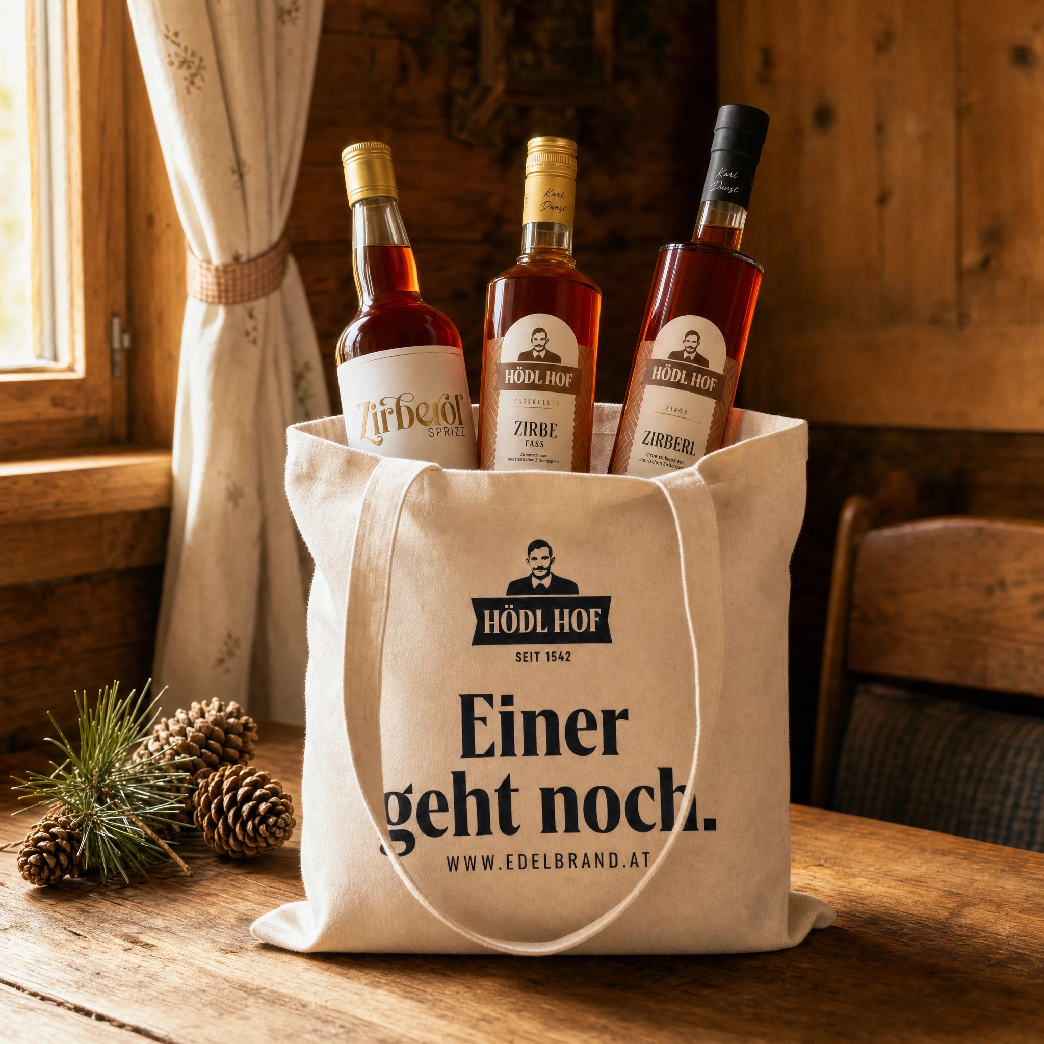 Zirbenschnaps Genießer Vorteil-Set
