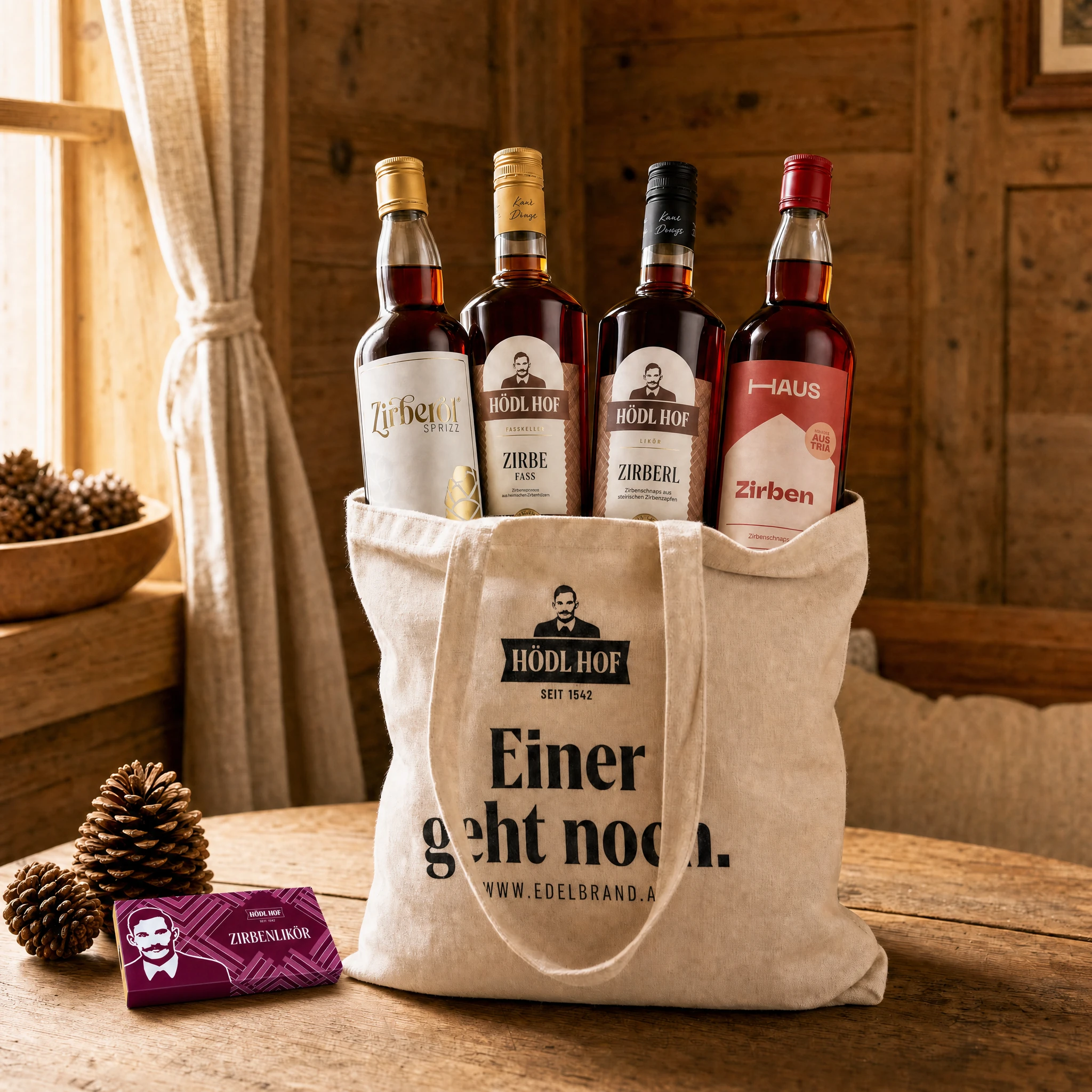 Zirbenschnaps Premium Vorteil-Set