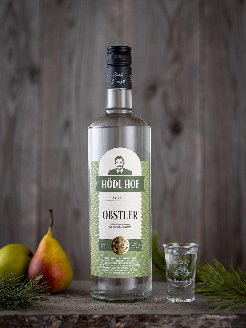 Hödl Hof Obstler Schnaps | 38% Vol. | 1,0ll