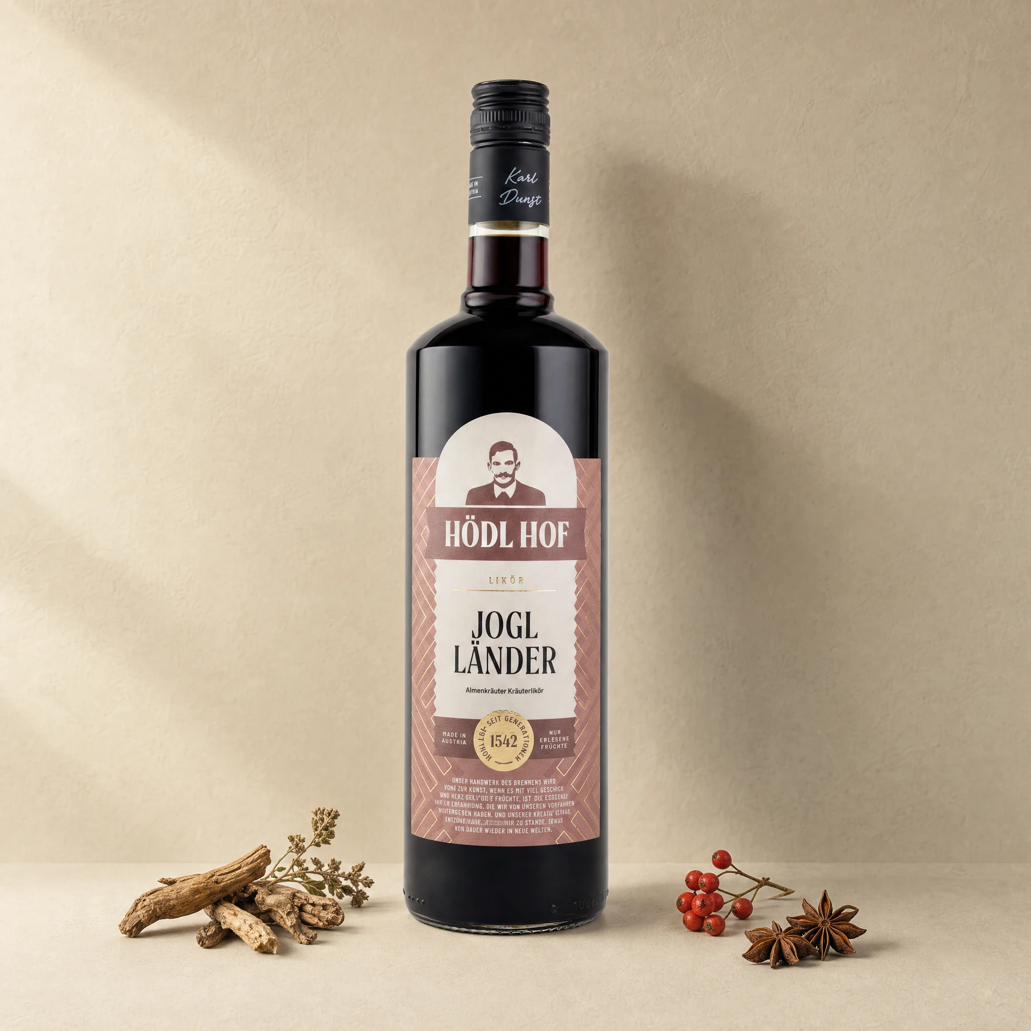 Hödl Hof Joglländer Kräuterlikör | 25% Vol. | 1,0l
