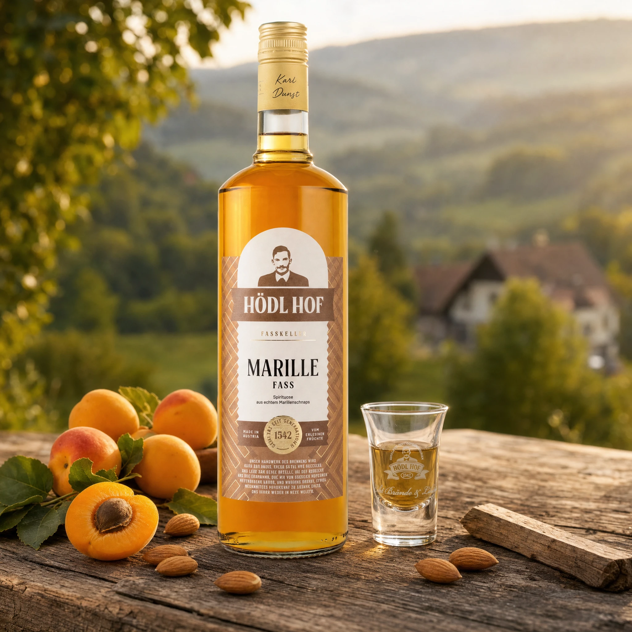Hödl Hof Alte Marille Schnaps | 38% Vol. | 1,0l
