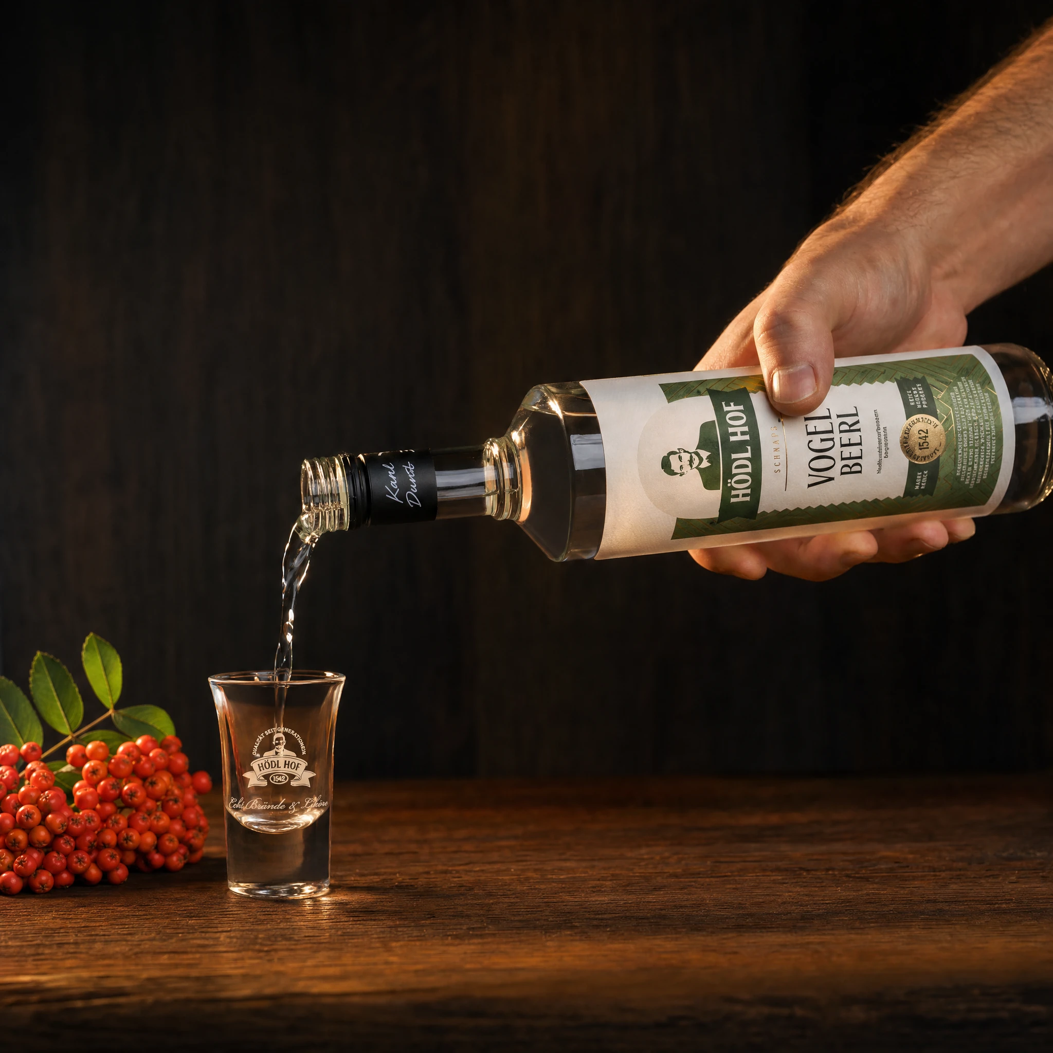 Hödl Hof Vogelbeere Schnaps | 38% Vol. | 1,0l