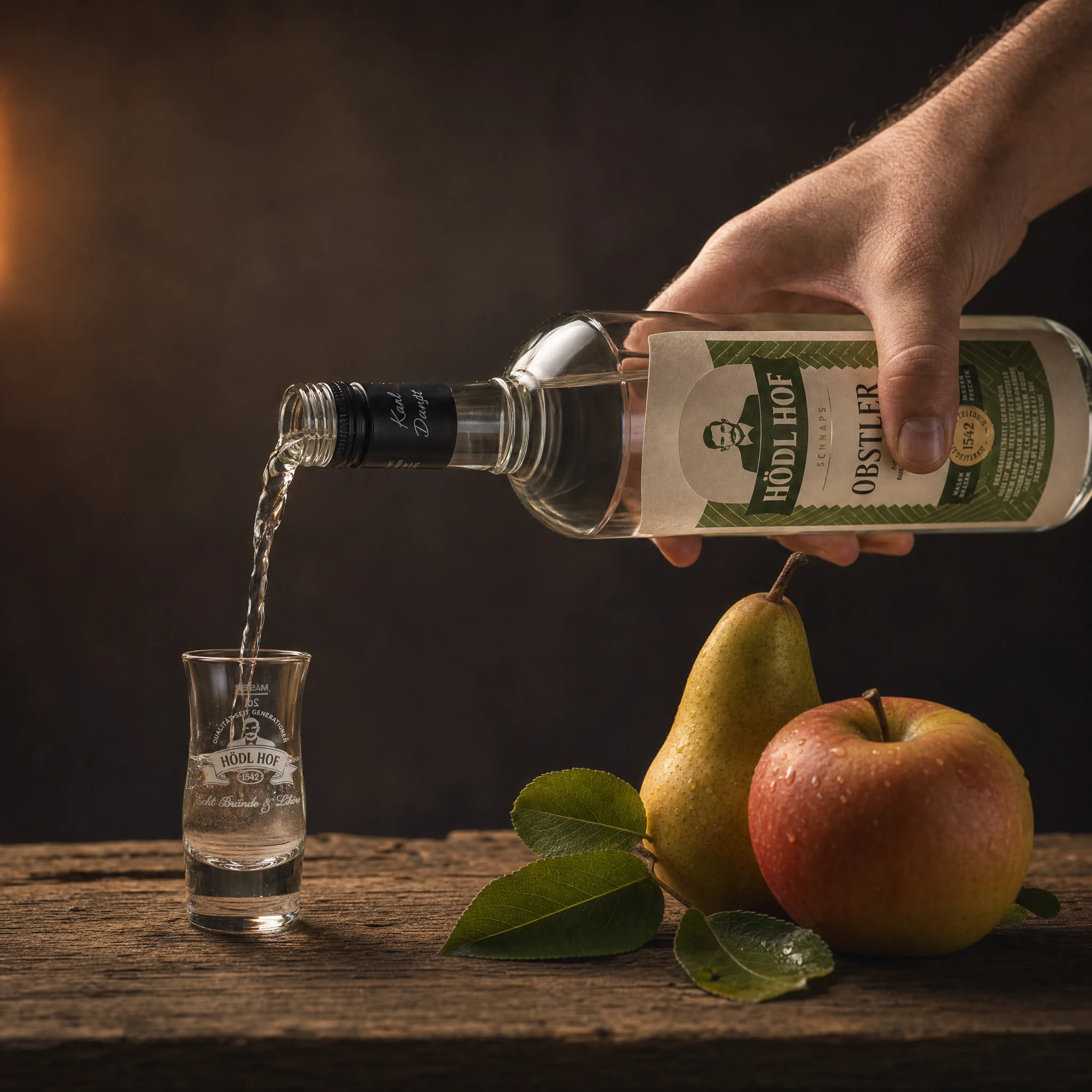 Hödl Hof Obstler Schnaps | 38% Vol. | 1,0l
