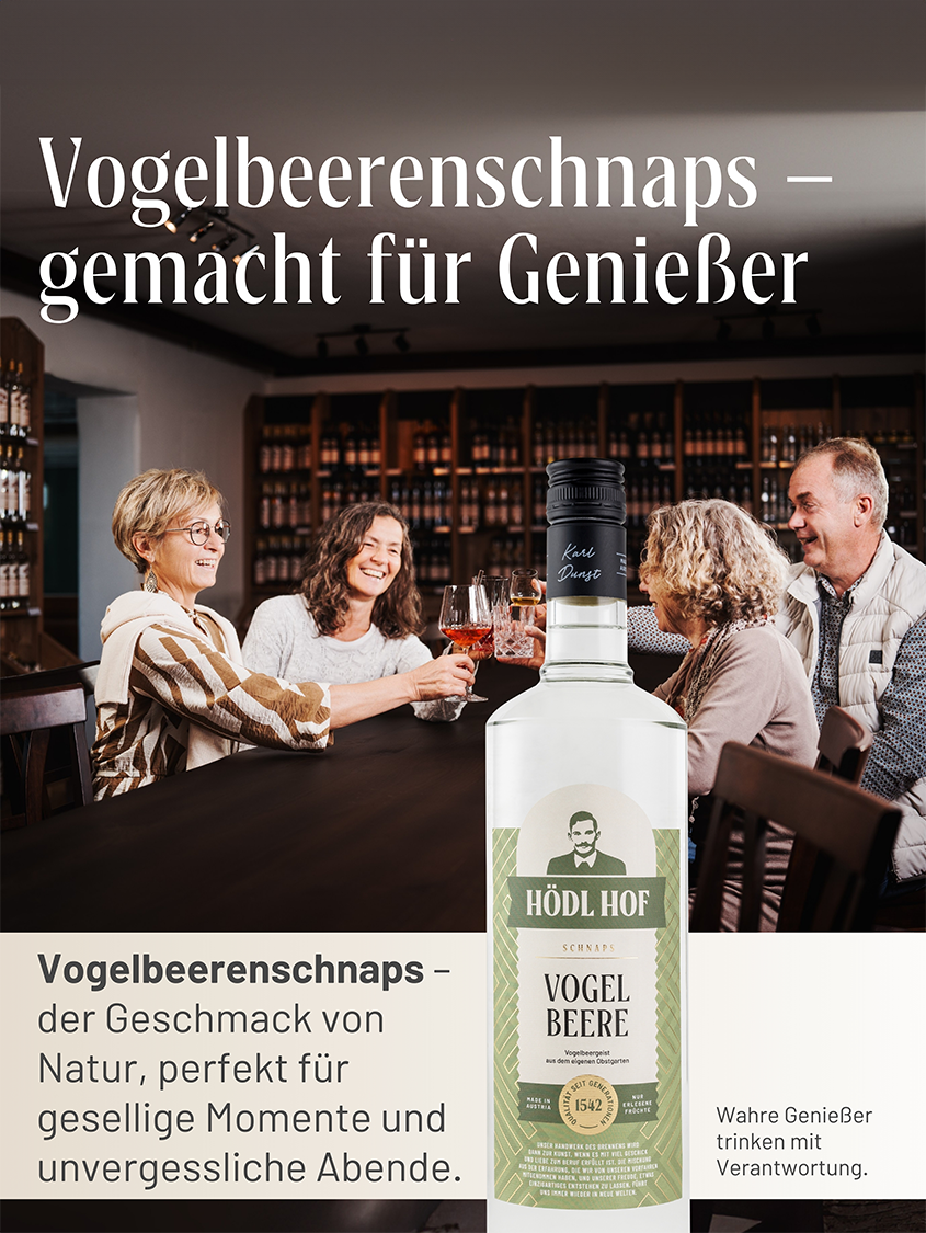 Hödl Hof Vogelbeere Schnaps | 38% Vol. | 1,0l