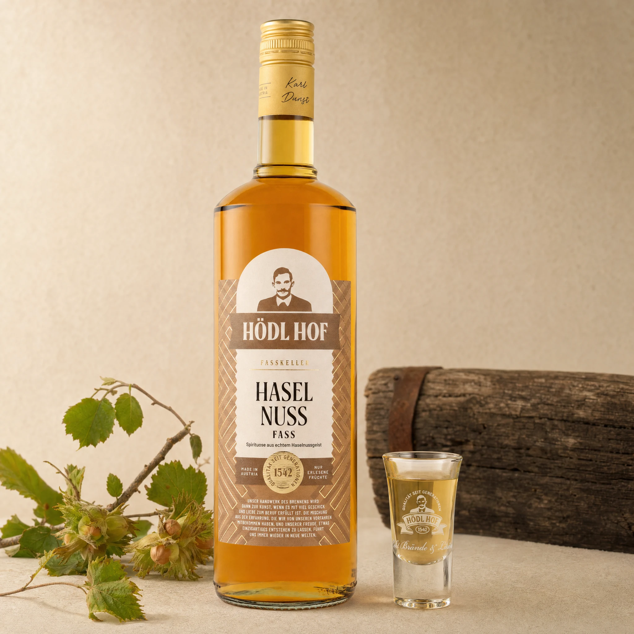 Hödl Hof Alte Haselnuss Schnaps | 38% Vol. | 1,0l