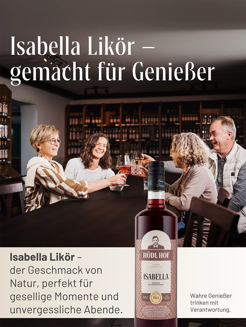 Hödl Hof "Uhudler" Isabella Likör | 20% Vol. | 1,0l