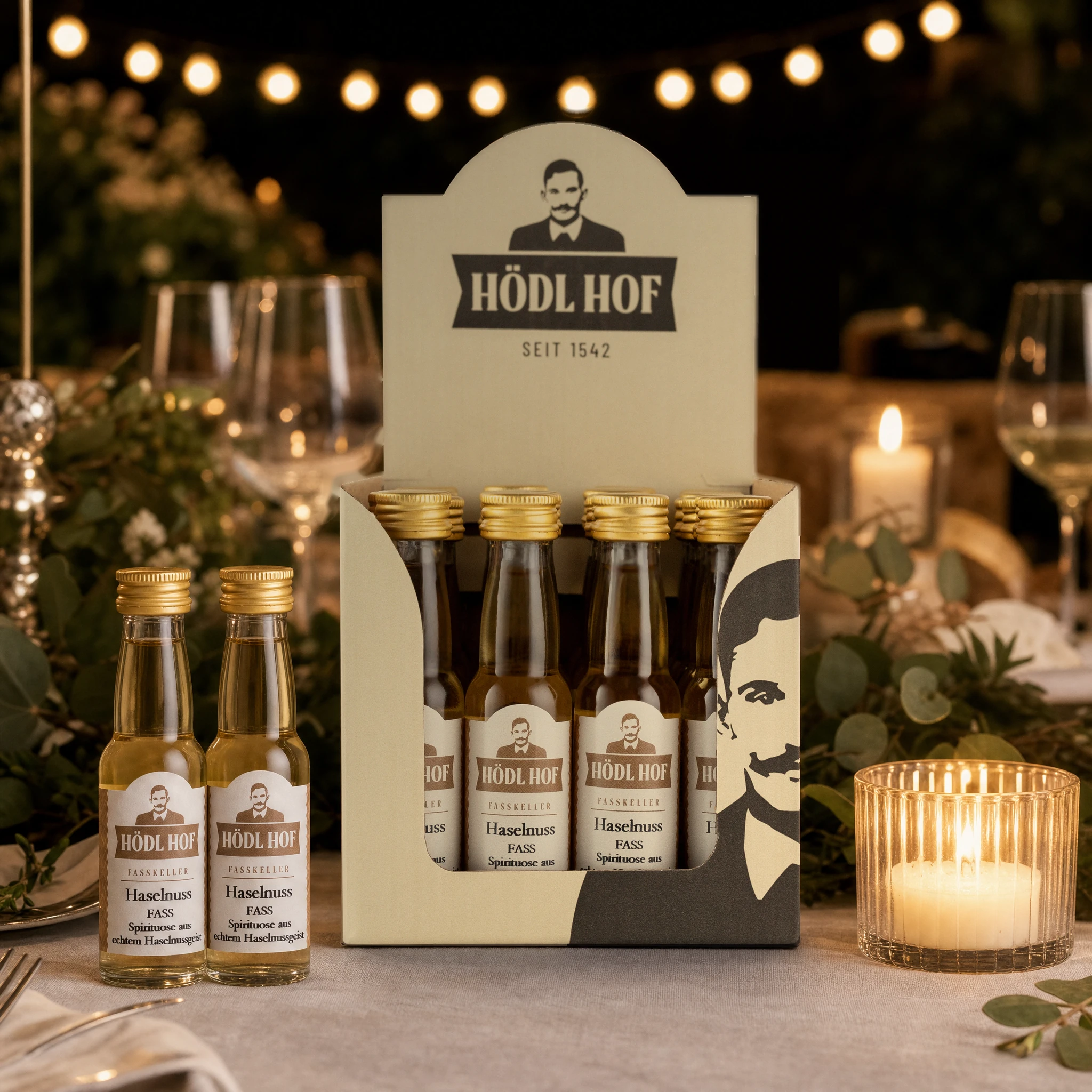 Hödl Hof Alte Haselnuss Schnaps | 38% Vol. | 24x0,02l