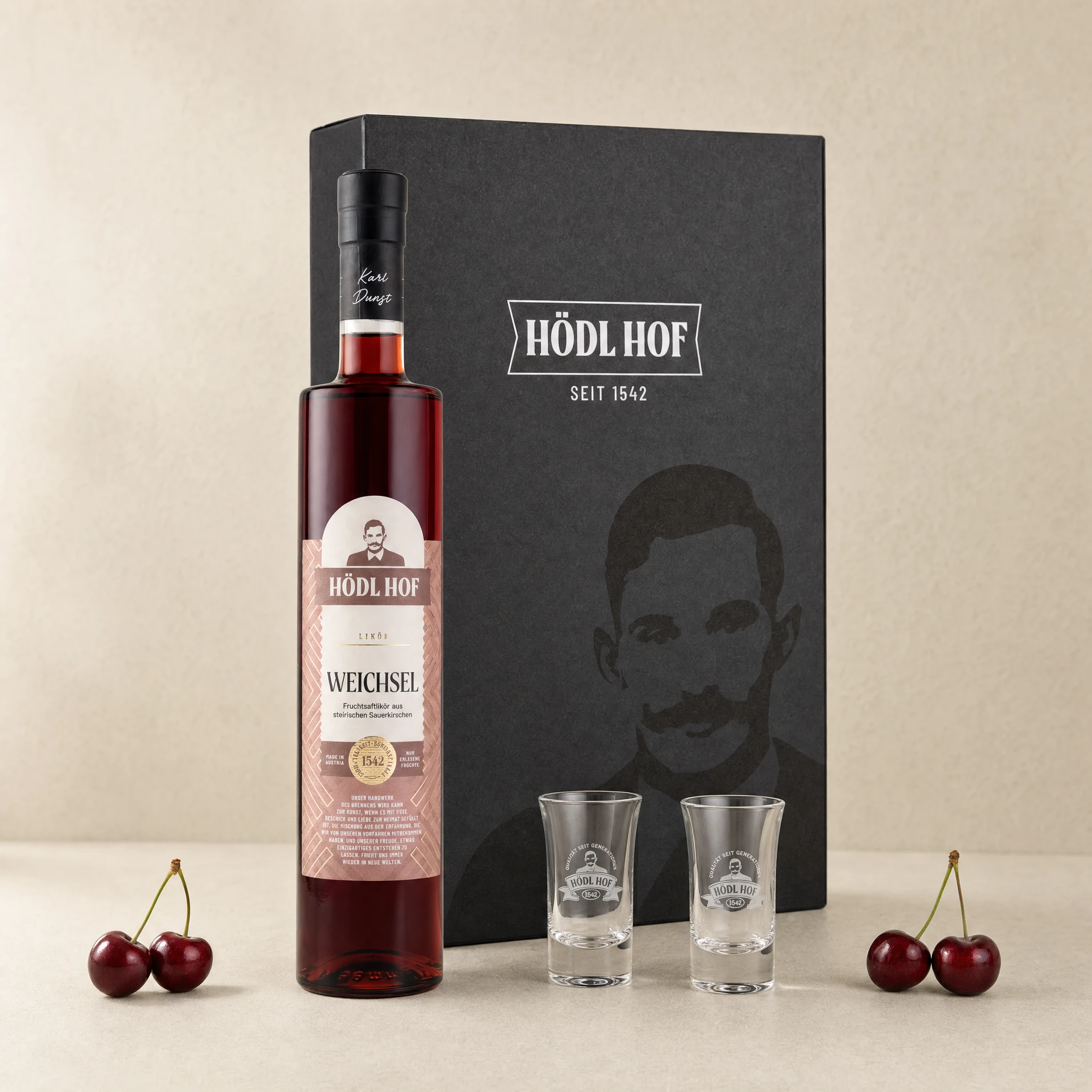 Hödl Hof Geschenkset Weichsel Likör | 0.5l