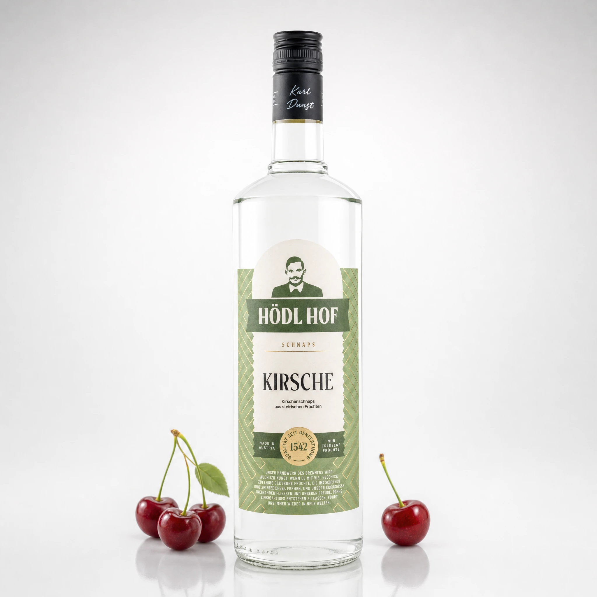 Hödl Hof Kirsche Schnaps | 38% Vol. | 1,0l