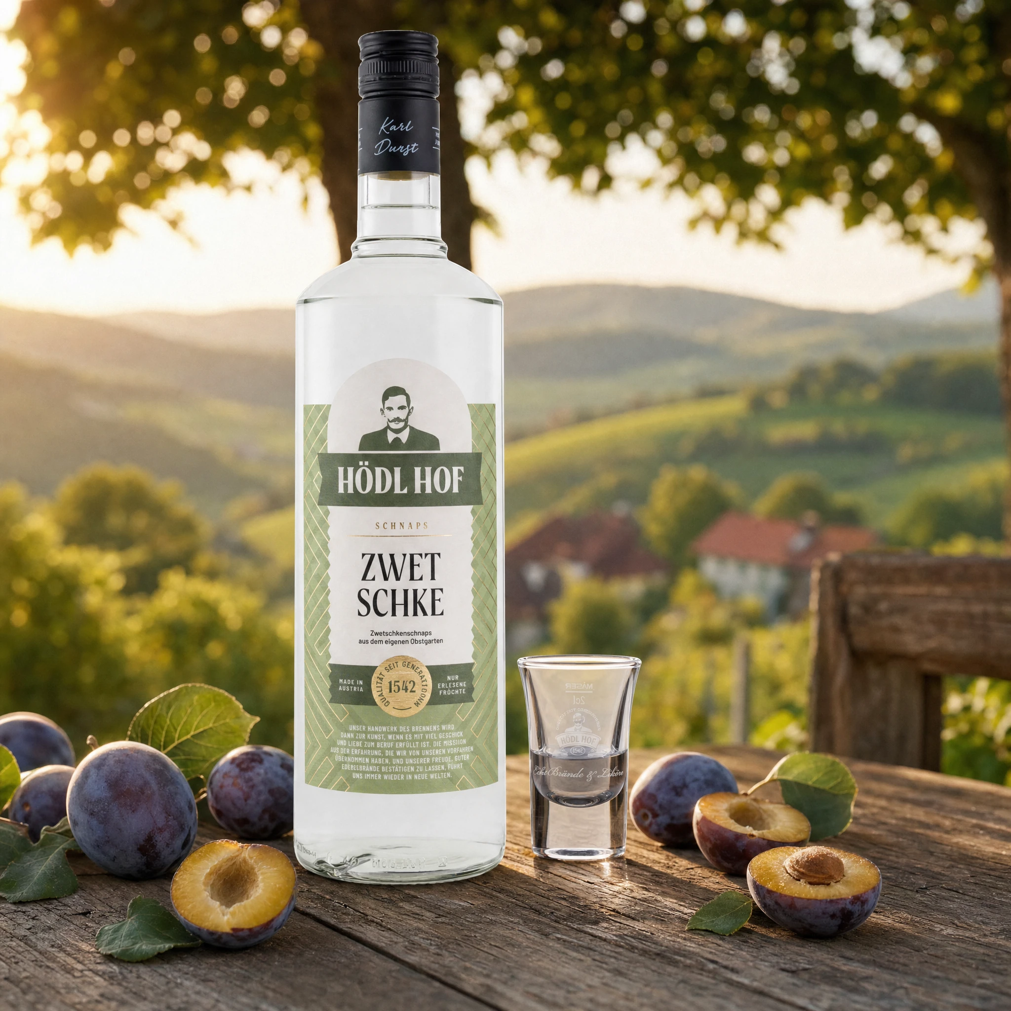 Hödl Hof Zwetschke Schnaps | 38% Vol. | 1,0l