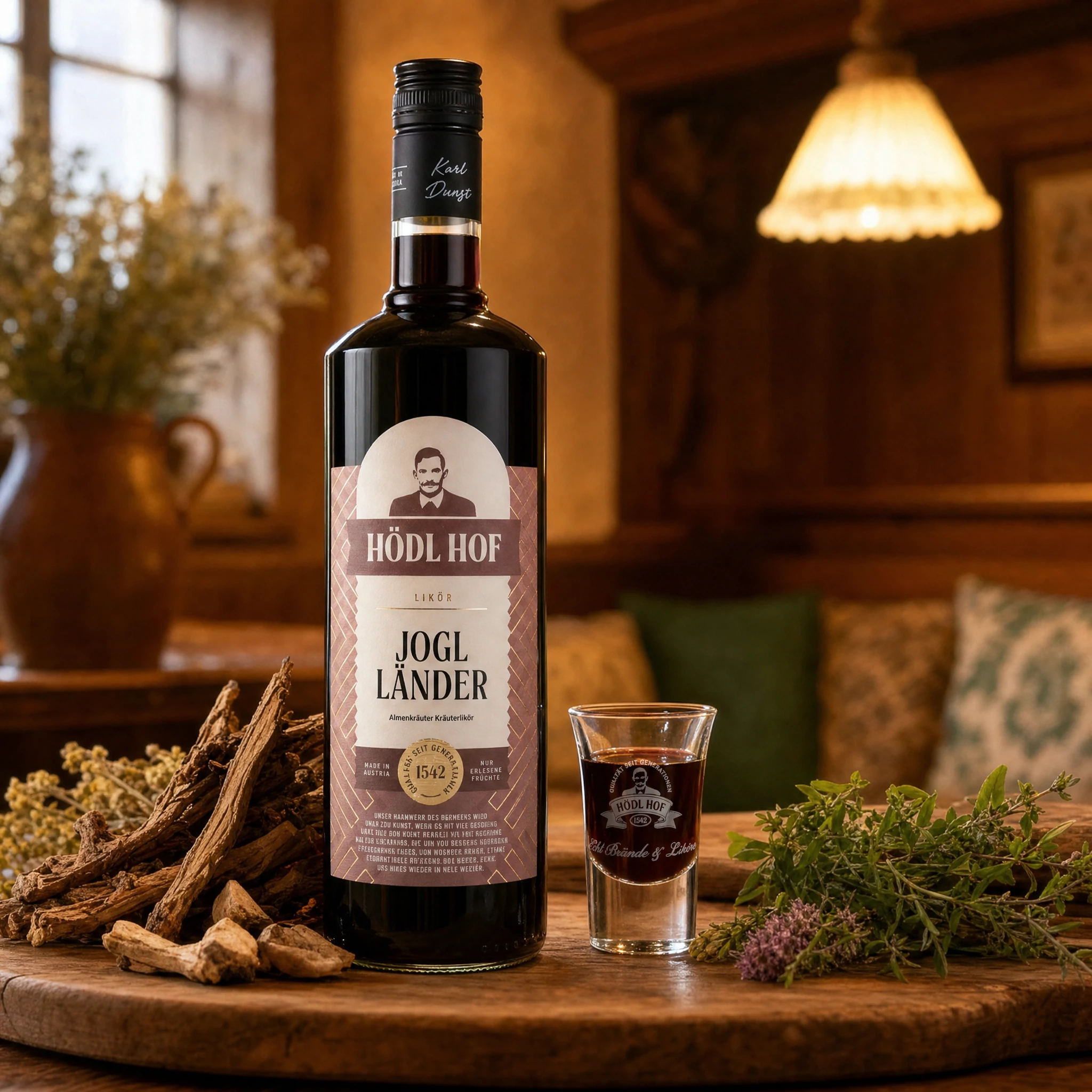 Hödl Hof Joglländer Kräuterlikör | 25% Vol. | 1,0l