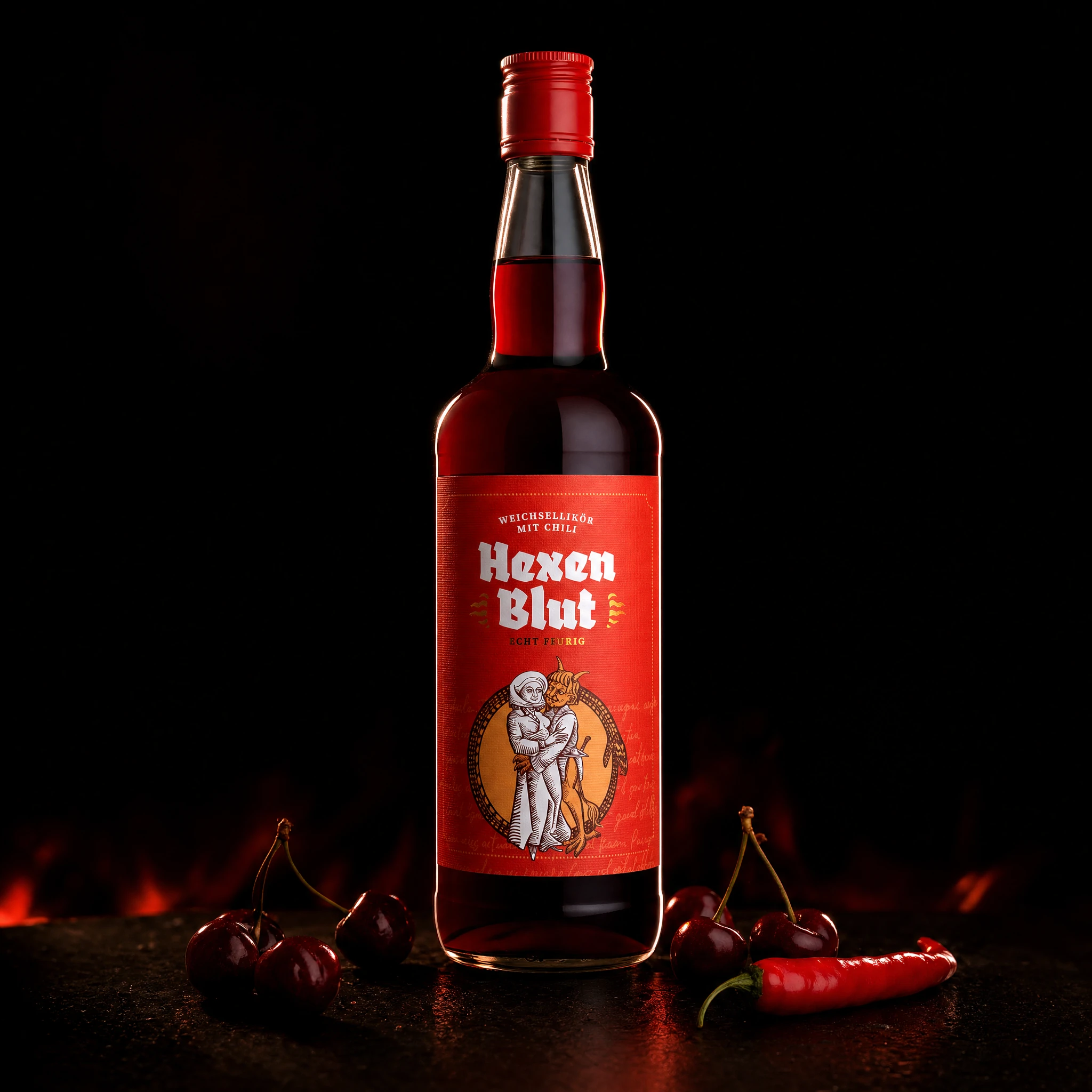 Hexenblut Weichsellikör mit Chili | 20% Vol. | 0,7l