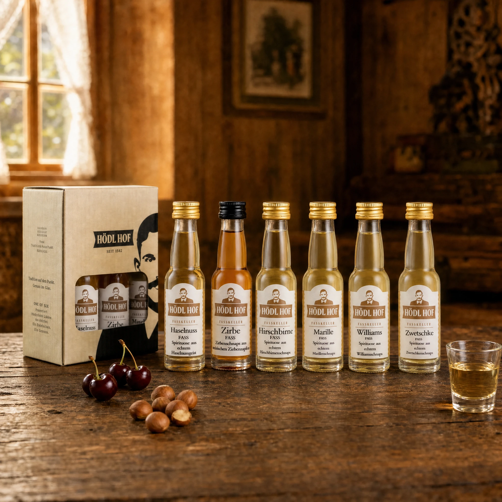 Hödl Hof Fasskeller Miniaturen Probierset | 6x0,02l