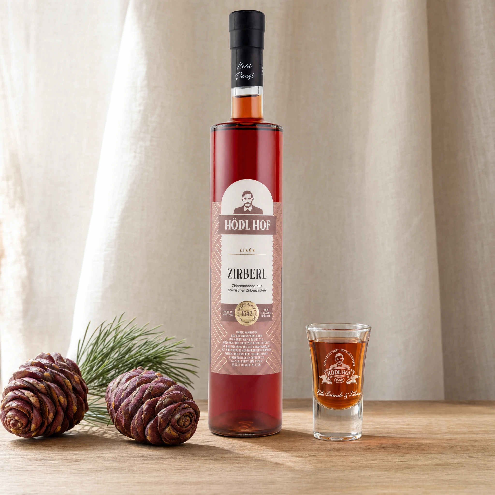 Hödl Hof Zirbenschnaps | 25% Vol. | 0,5l