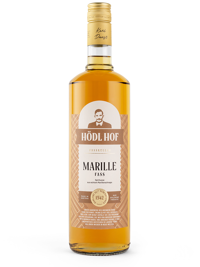 Hödl Hof Alte Marille Fass Schnaps Fassgelagert | 38% Vol. | 1,0l
