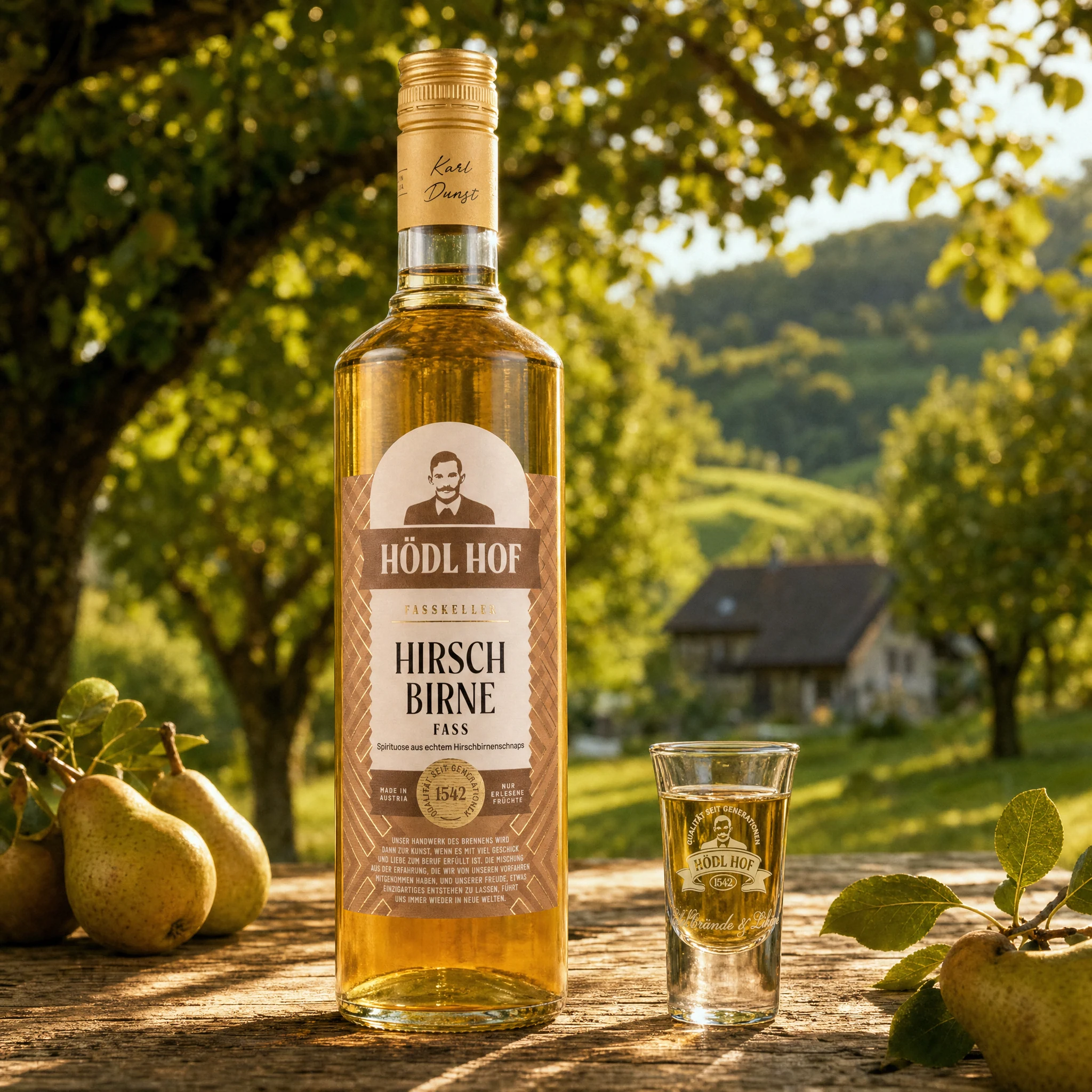 Hödl Hof Alte Hirschbirne Schnaps | 38% Vol. | 0,7l