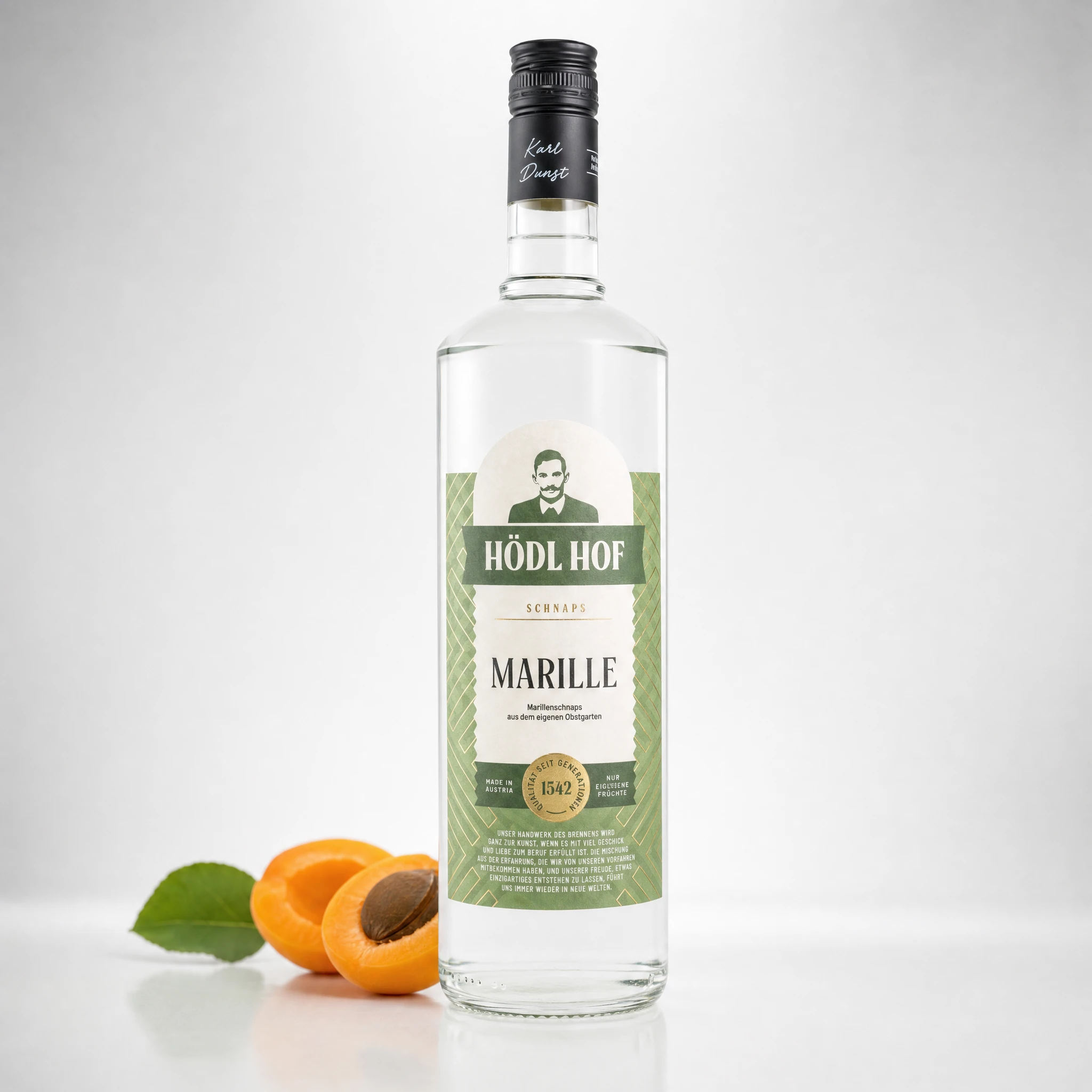 Hödl Hof Marille Schnaps | 38% Vol. | 1,0l