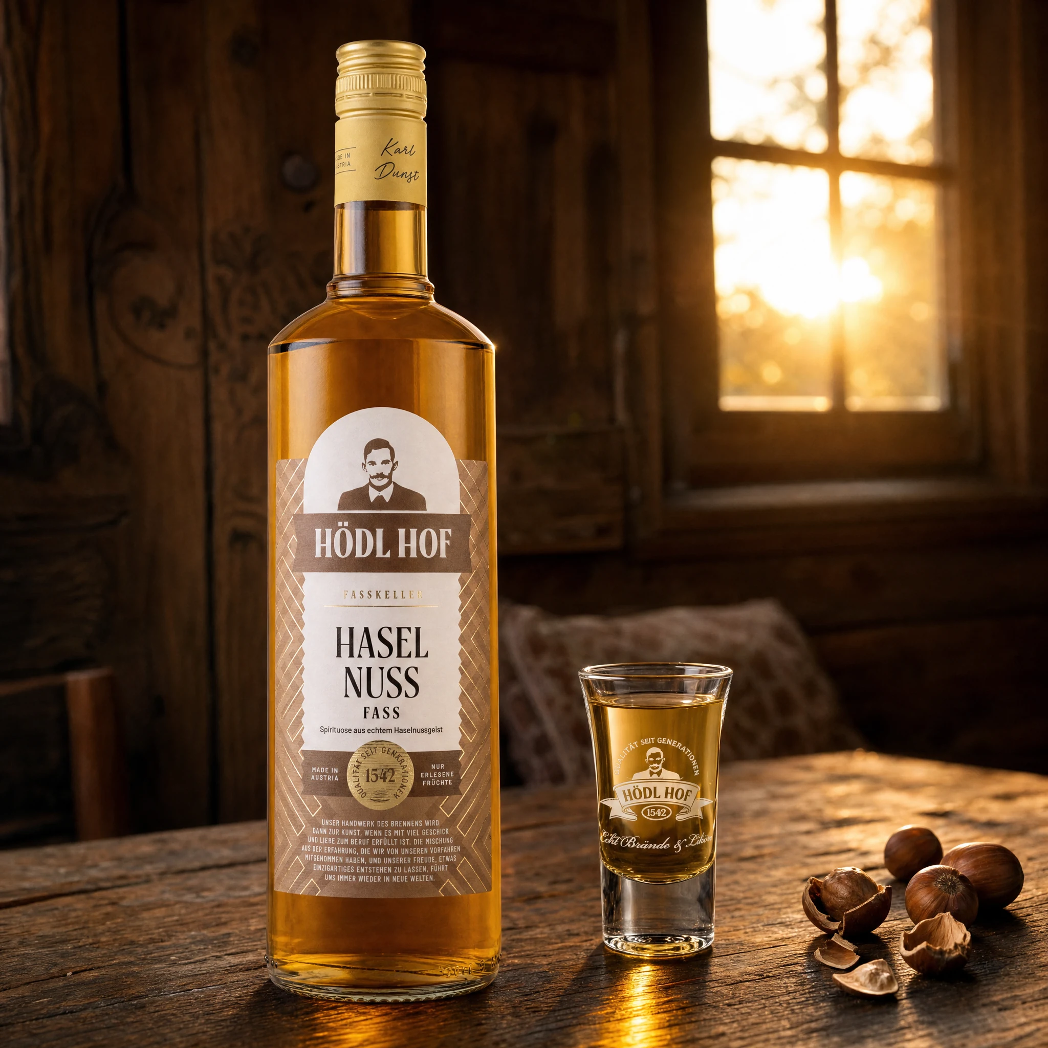 Hödl Hof Alte Haselnuss Schnaps | 38% Vol. | 1,0l
