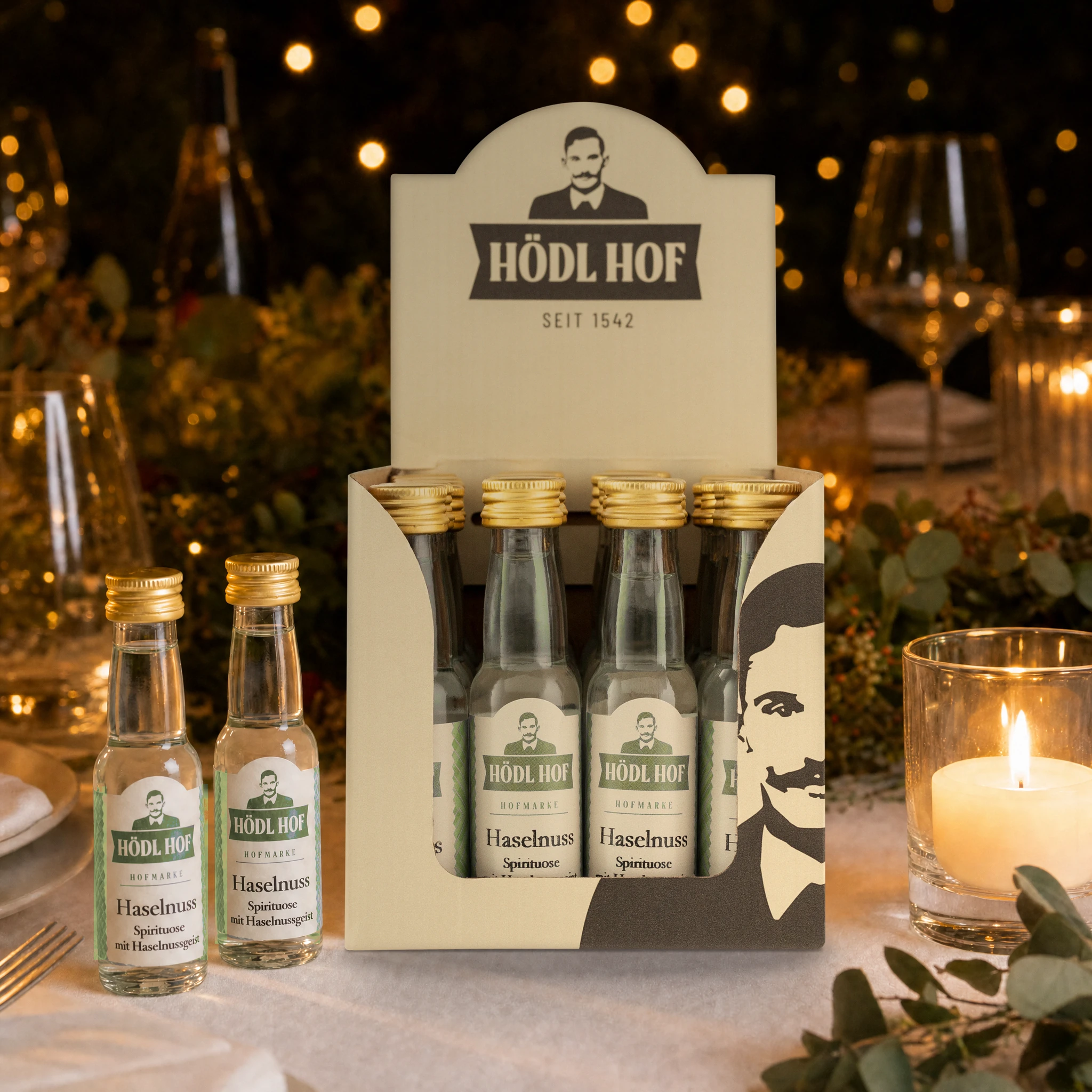 Hödl Hof Haselnuss Schnaps | 33% Vol. | 24x0,02l