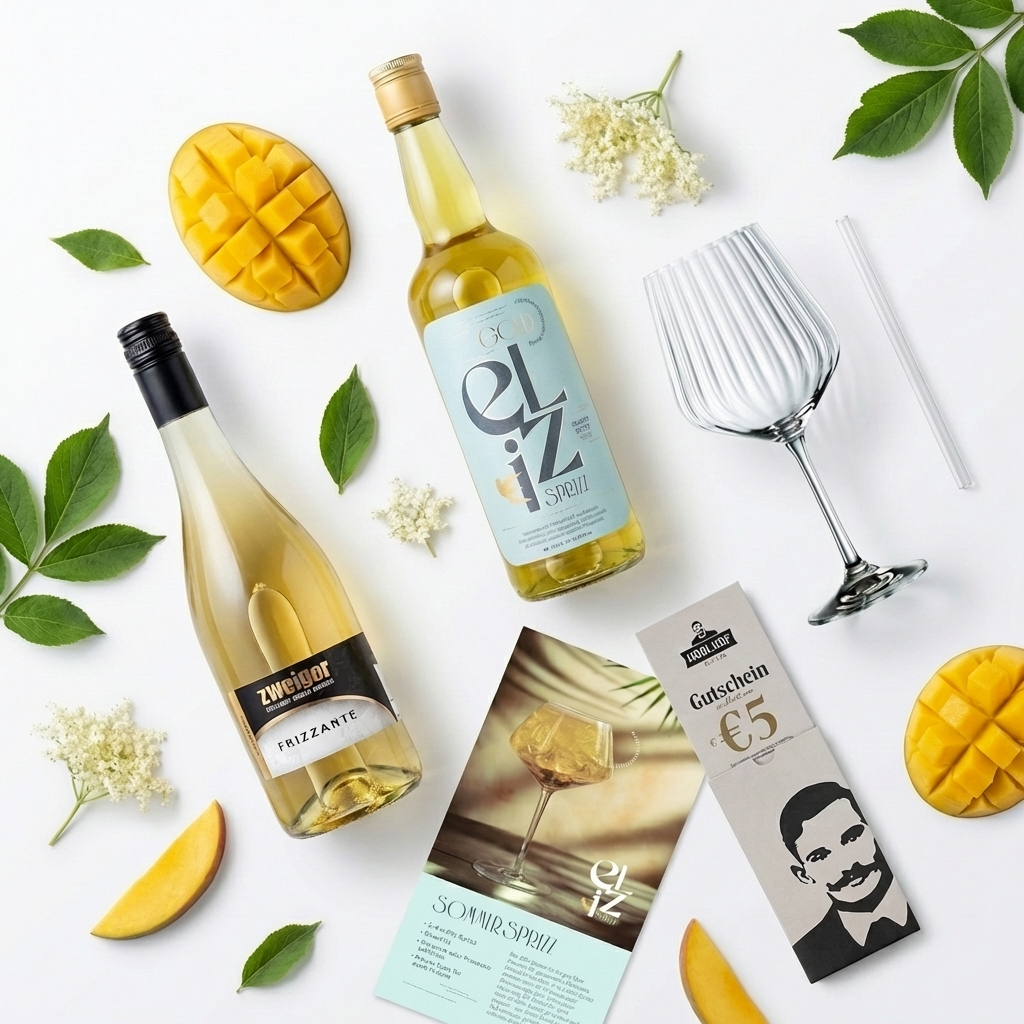 Eliz Sprizz - Mango-Holunderblüte Aperitif | 16% Vol. | Premium Vorteil Set