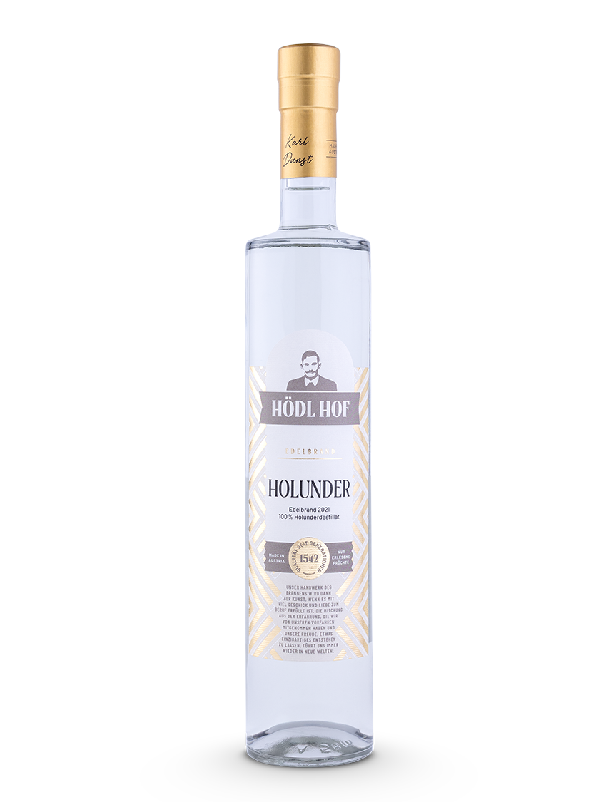 Hödl Hof Holunder Edelbrand Jahrgang 2021 | 40% Vol. | 0,5l