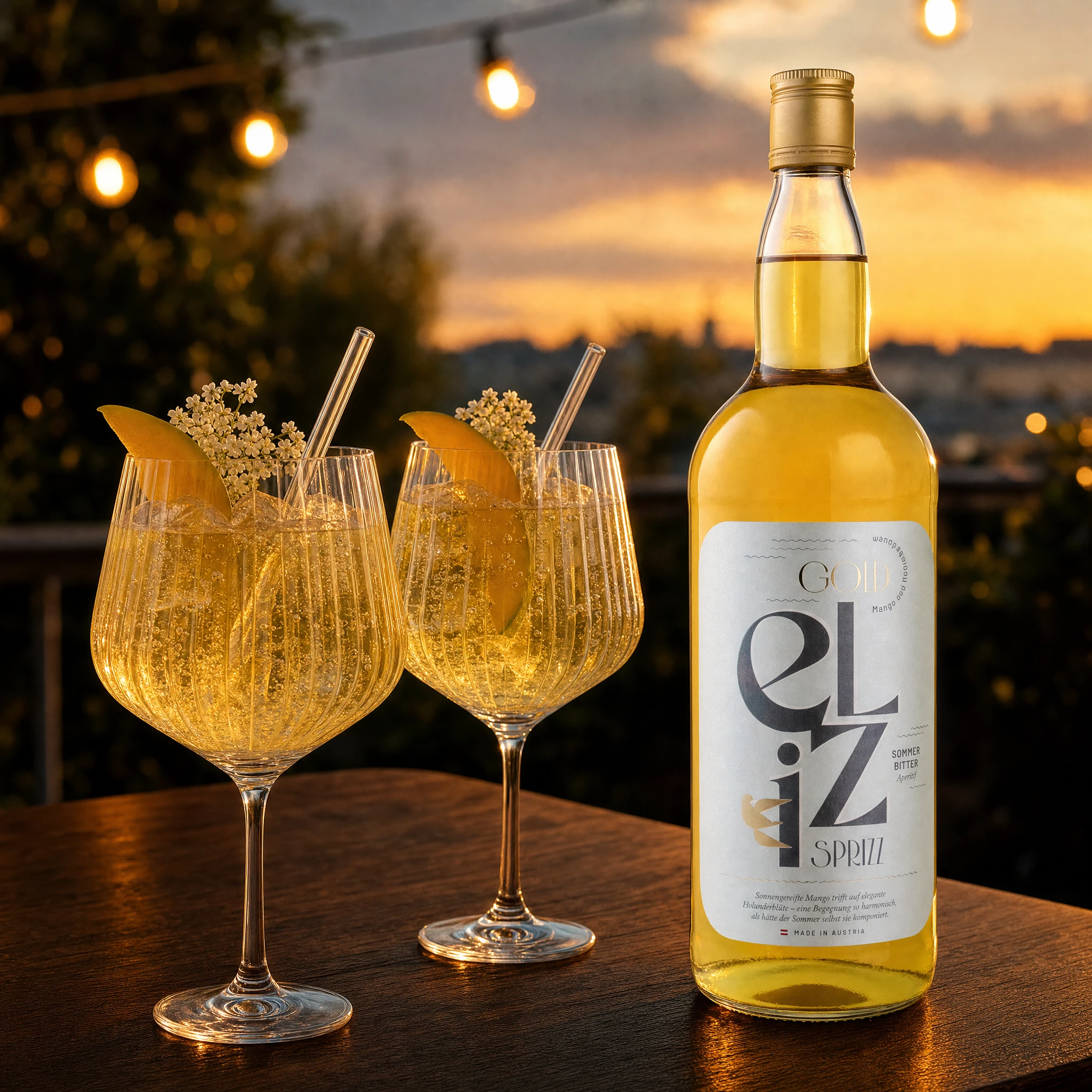 Eliz Sprizz Mango-Holunderblüte Aperitif | 16% Vol. | 1,0l