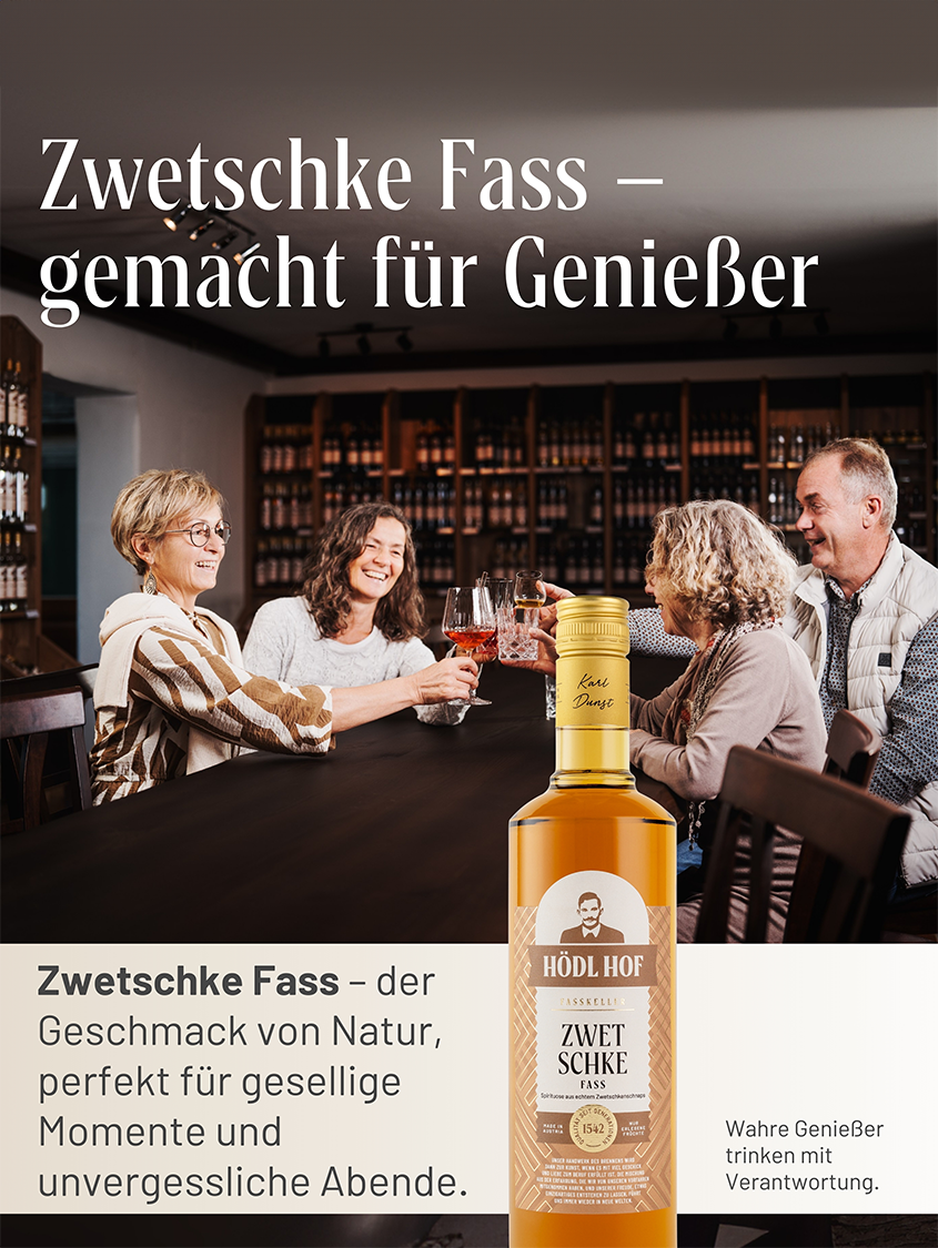 Hödl Hof Zwetschke Fass Schnaps Fassgelagert | 38% Vol. | 1,0l