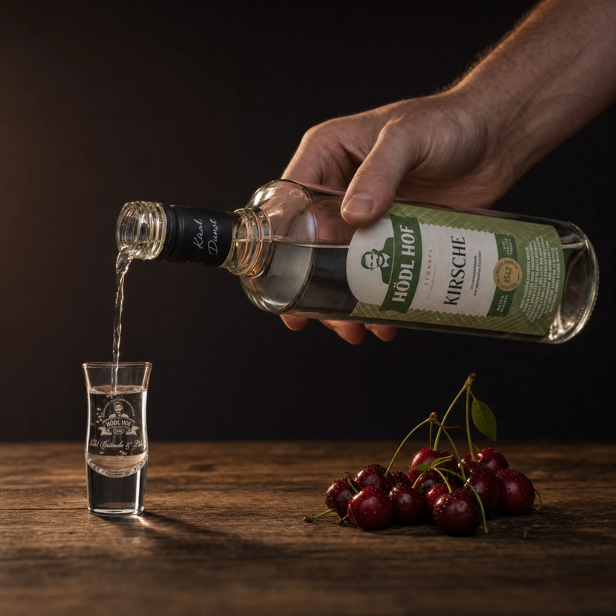 Hödl Hof Kirsche Schnaps | 38% Vol. | 1,0l