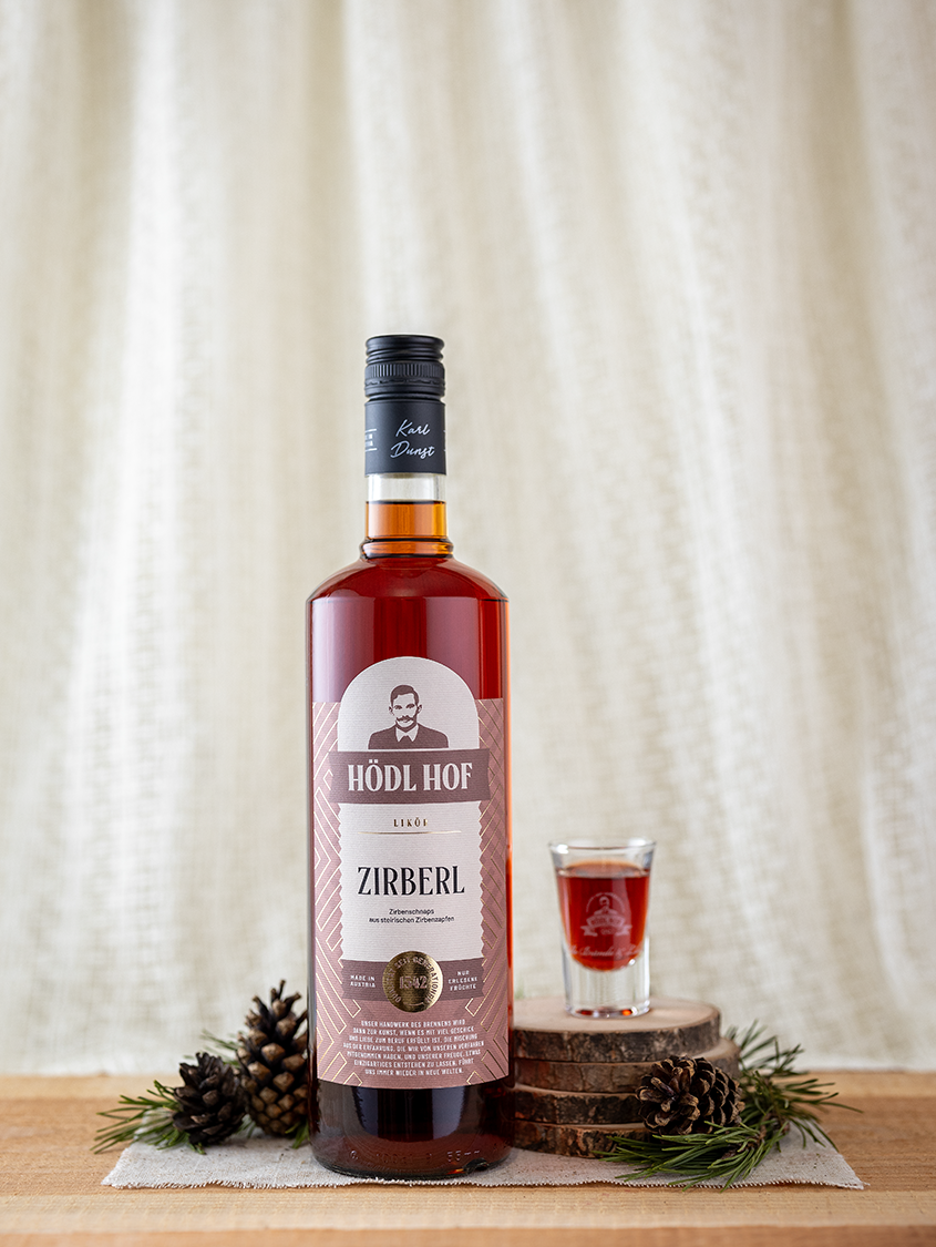 Hödl Hof Zirbenschnaps | Zirberl | Vol. 25% | 1,0l