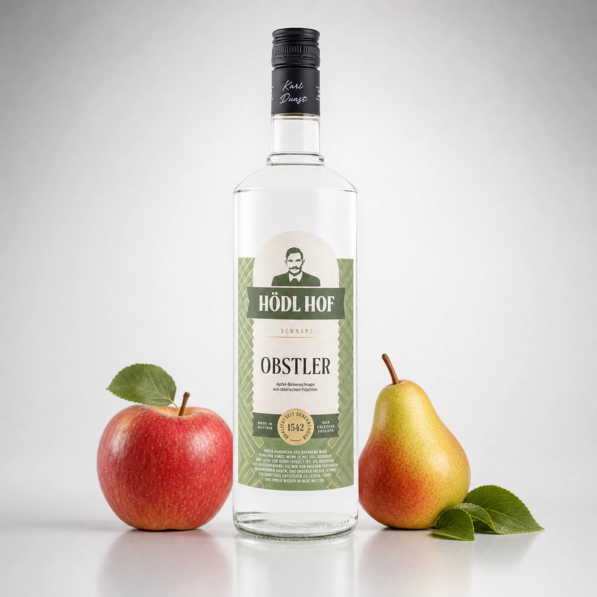 Hödl Hof Obstler Schnaps | 38% Vol. | 1,0l