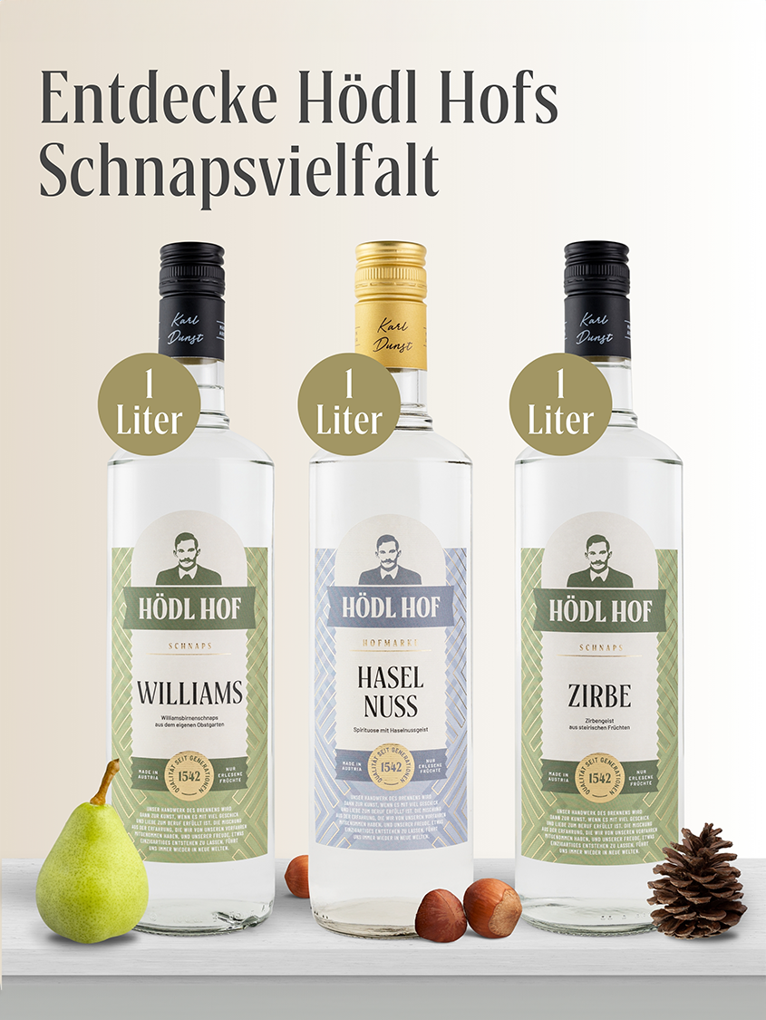 Hödl Hof Kirsche Schnaps | 38% Vol. | 1,0l