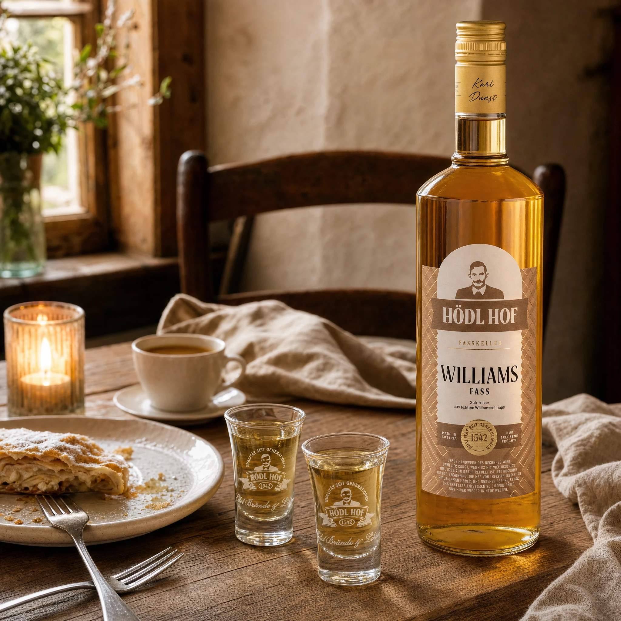 Hödl Hof Alte Williams Schnaps | 38% Vol. | 1,0l