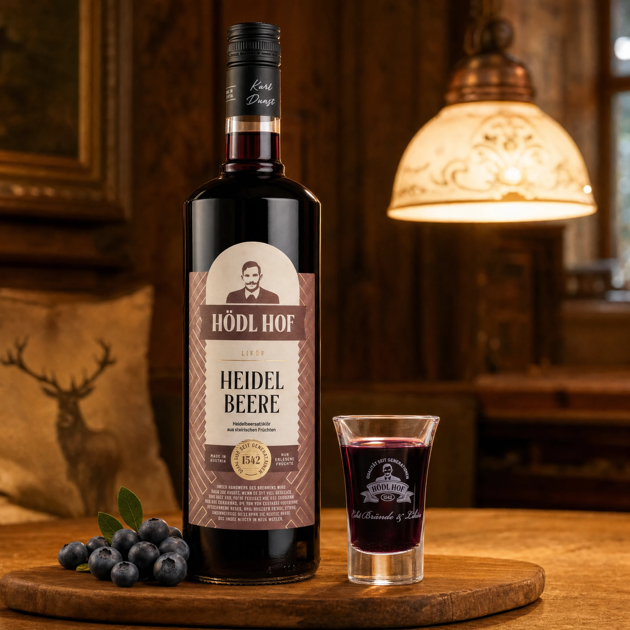Hödl Hof Heidelbeere Likör | 20% Vol. | 1,0l