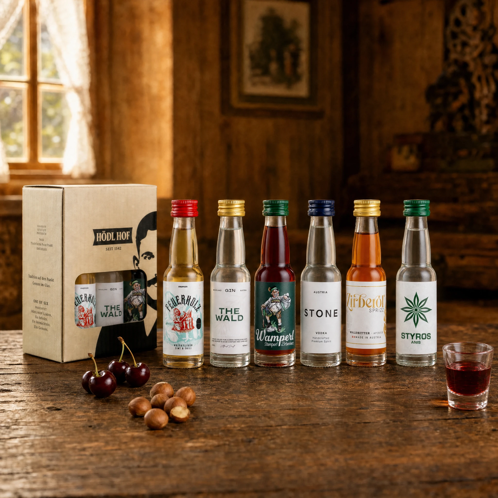 Hödl Hof Markenwelt Miniaturen Probierset | 6x0,02l