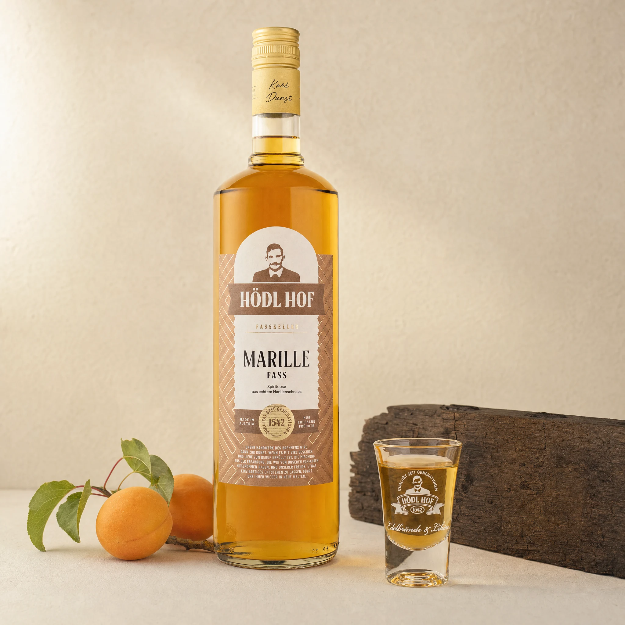 Hödl Hof Alte Marille Schnaps | 38% Vol. | 1,0l