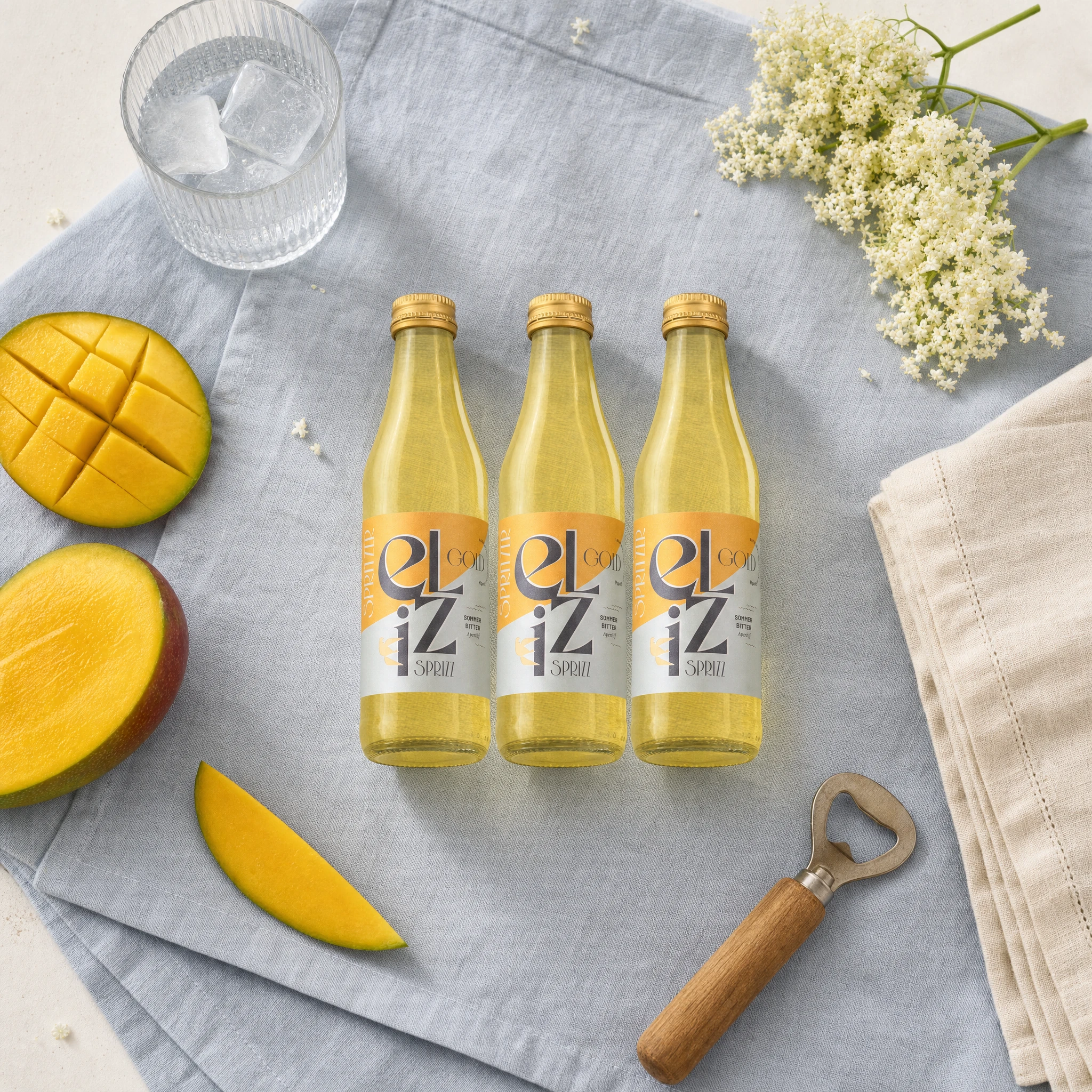 Eliz Sprizz Mango-Holunderblüte Spritzer 250ml trinkfertig