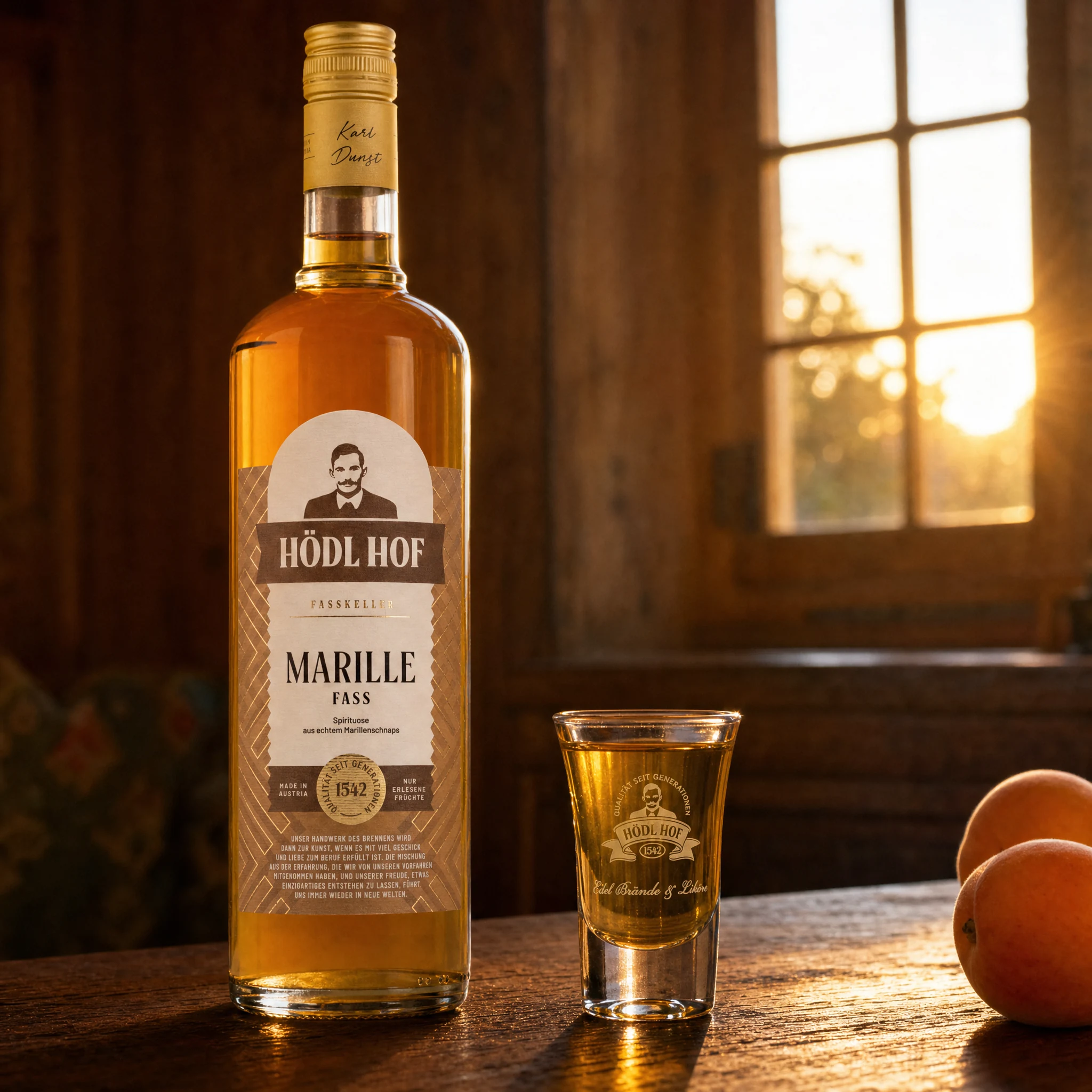 Hödl Hof Alte Marille Schnaps | 38% Vol. | 1,0l