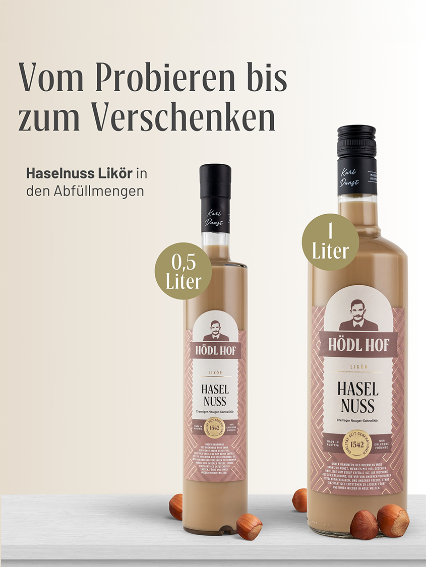 Hödl Hof Haselnuss Cremelikör | 16% Vol. | 0,5l