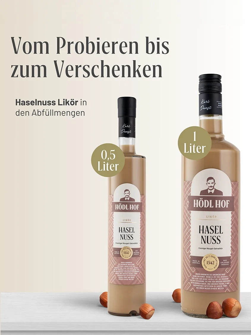Hödl Hof Haselnuss Cremelikör | 16% Vol. | 0,5l