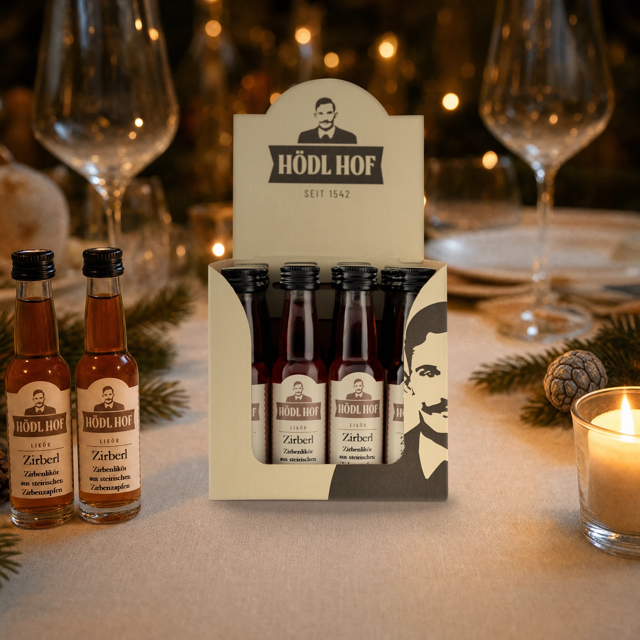 Hödl Hof Zirbenschnaps | 25% Vol. | 24x0,02l