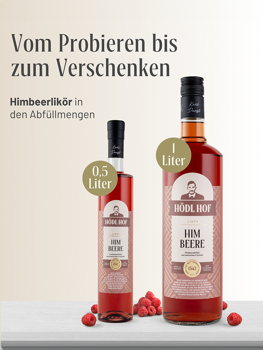 Hödl Hof Himbeere Likör | 20% Vol. | 0,5l