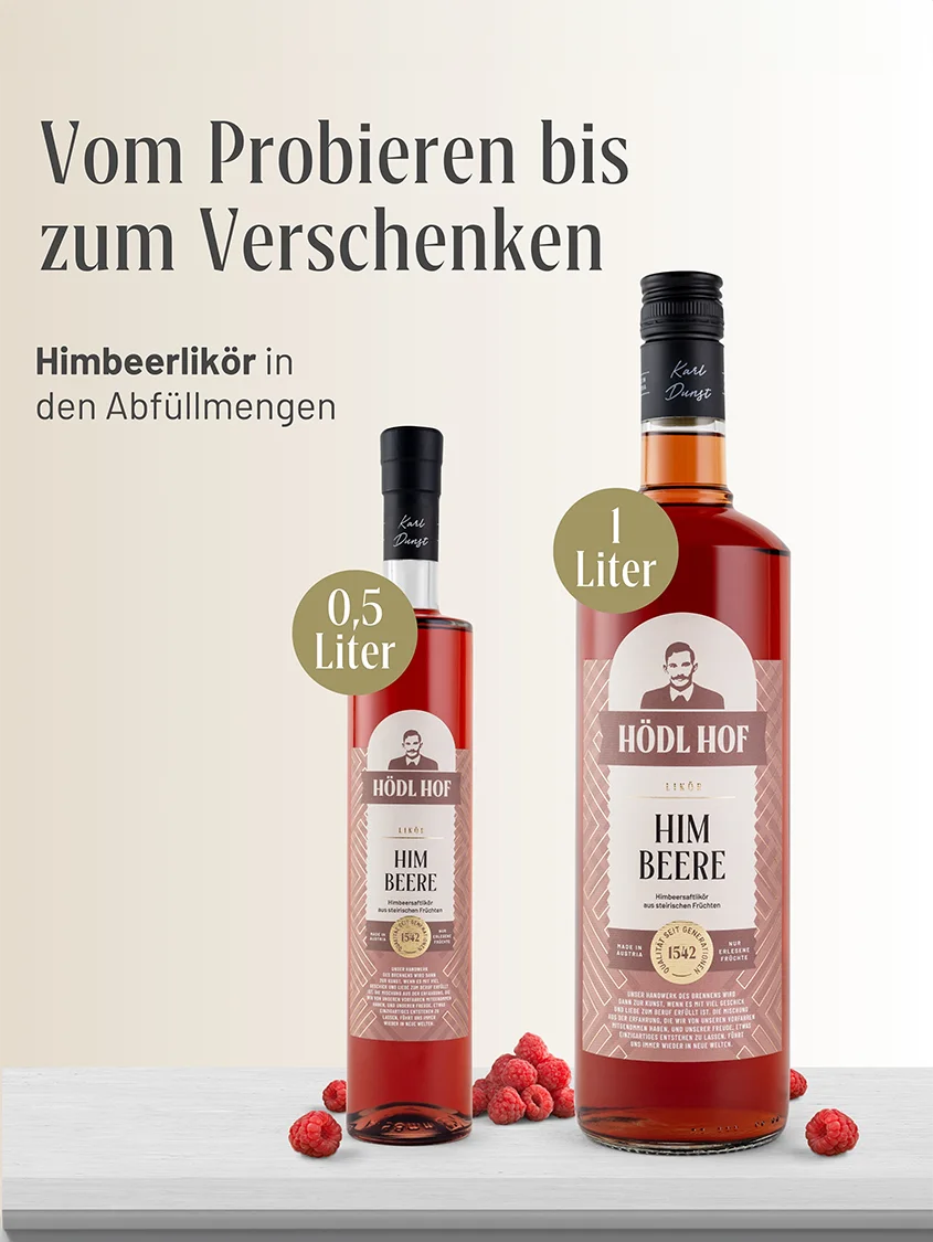 Hödl Hof Himbeere Likör | 20% Vol. | 1,0l