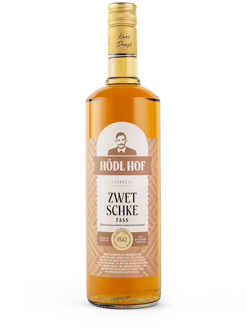 Hödl Hof Zwetschke Fass Schnaps Fassgelagert | 38% Vol. | 1,0l