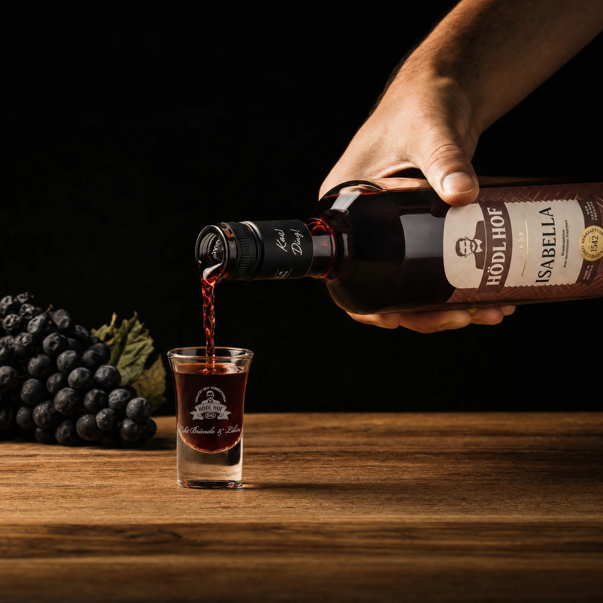Hödl Hof "Uhudler" Isabella Likör | 20% Vol. | 1,0l