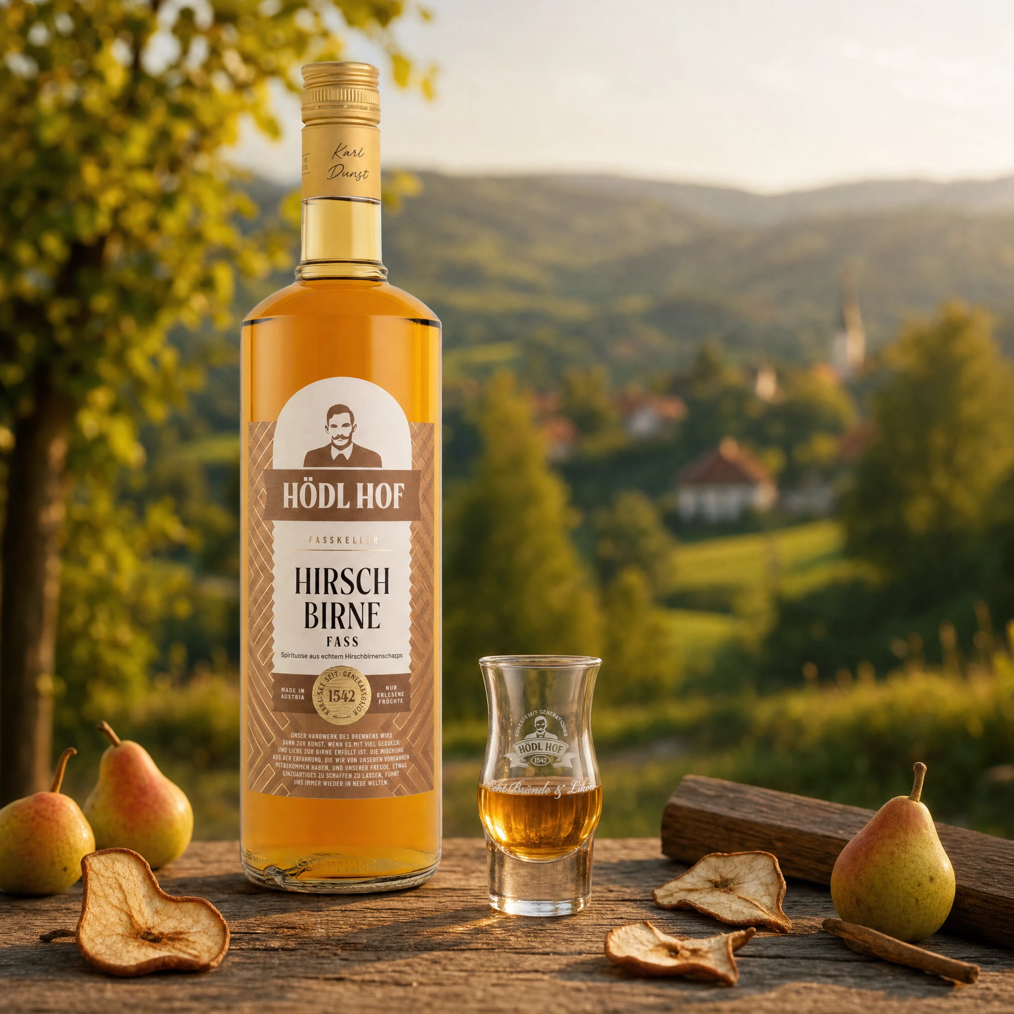 Hödl Hof Alte Hirschbirne Schnaps | 38% Vol. | 1,0l