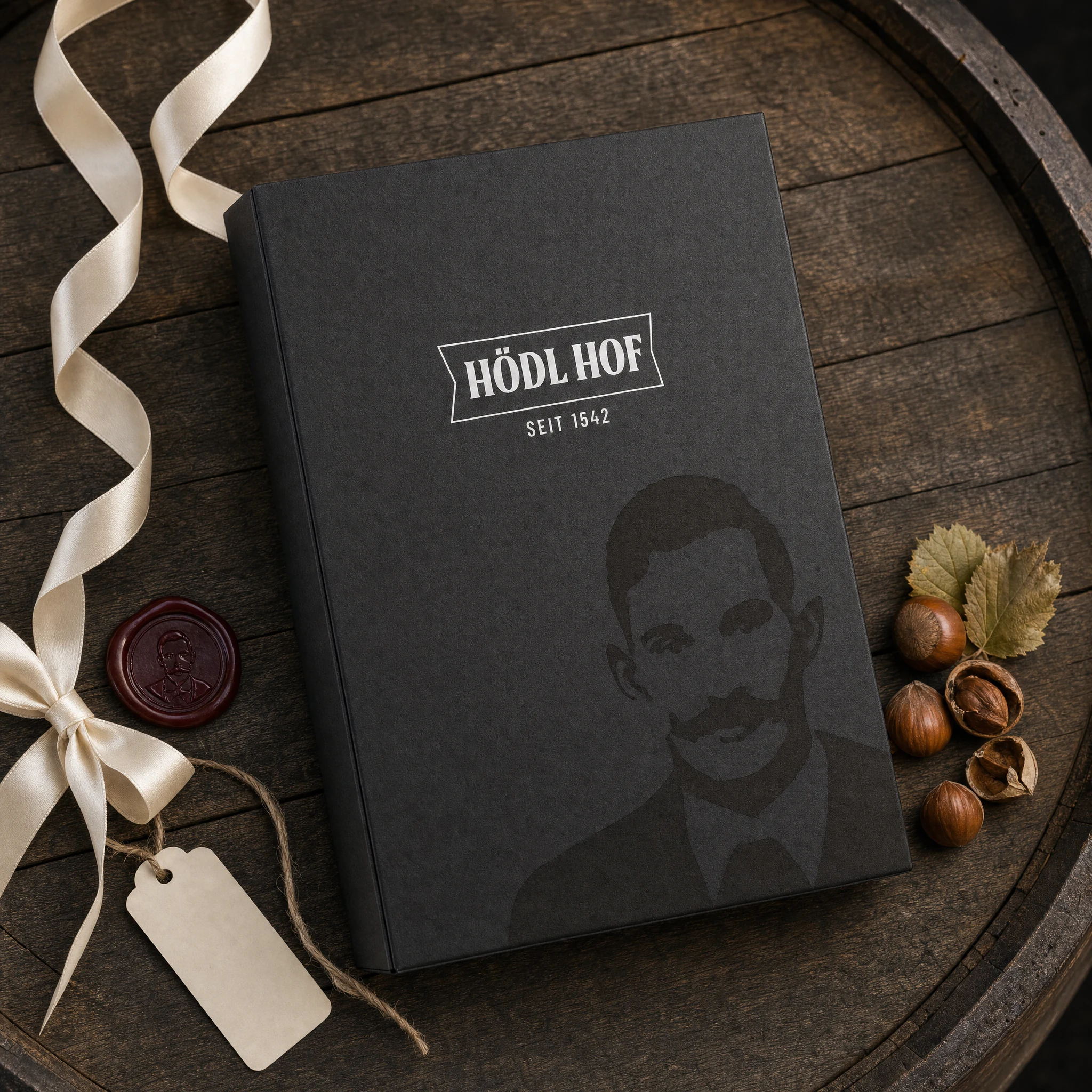 Hödl Hof Geschenkset Haselnuss Fass | 0,7l