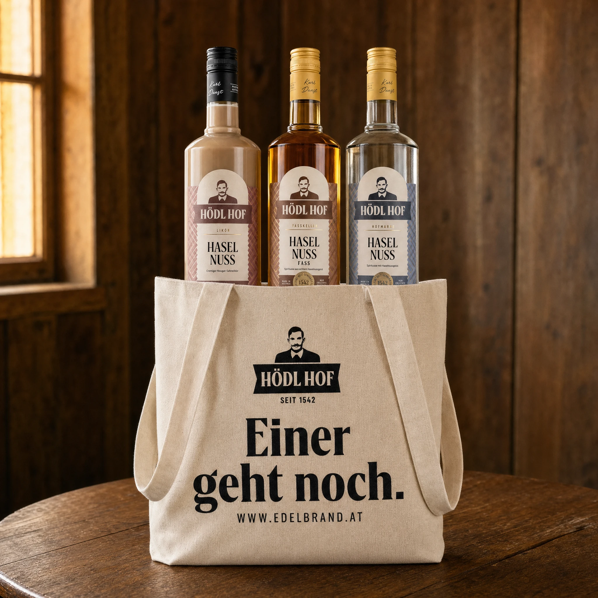 Hödl Hof Stofftasche - Einer geht noch!
